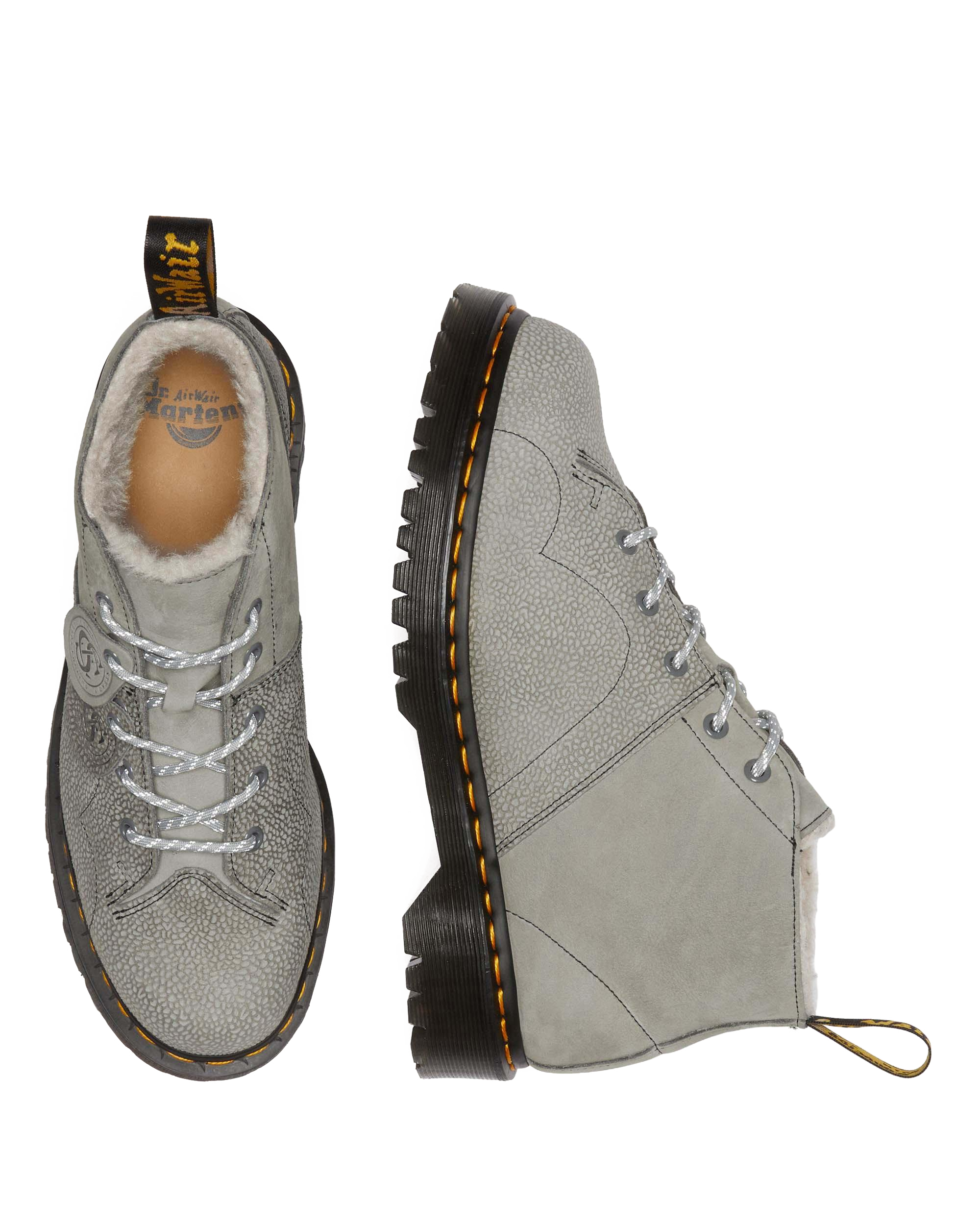 Church Nubuck & Pebble Leather Monkey Boots