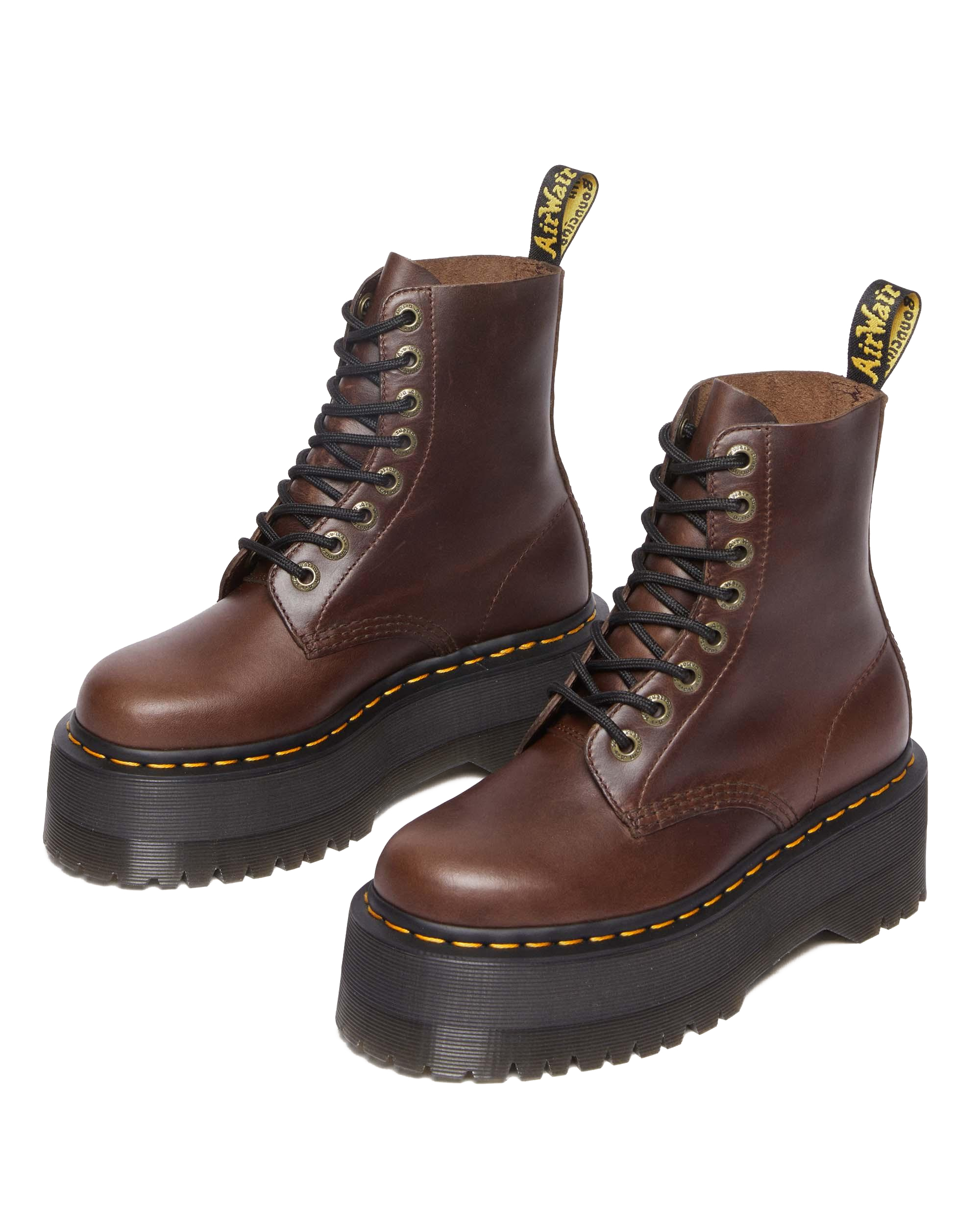 1460 Pascal Max Pull Up Leather Platform Boots