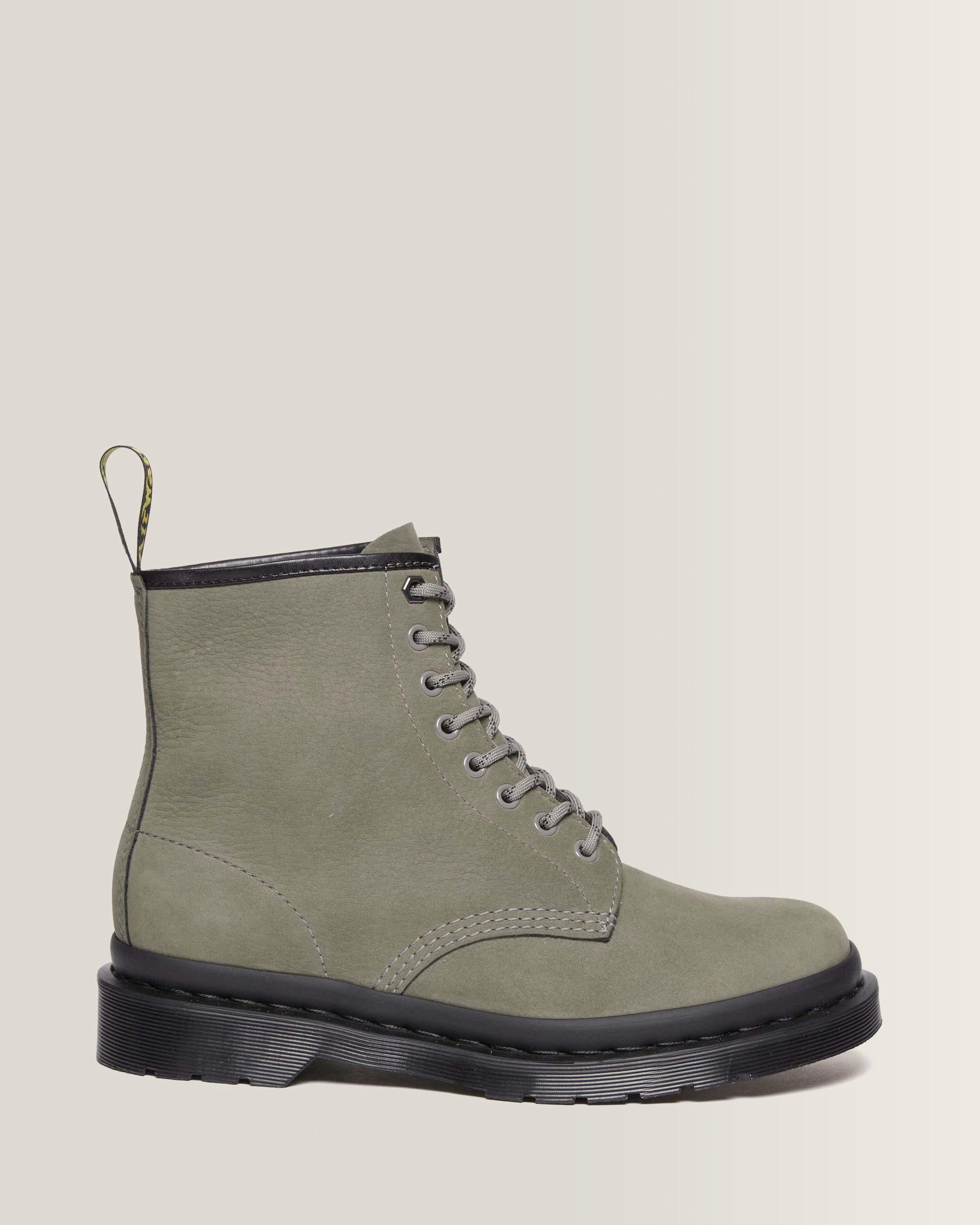 1460 Milled Nubuck Leather Lace Up Boots