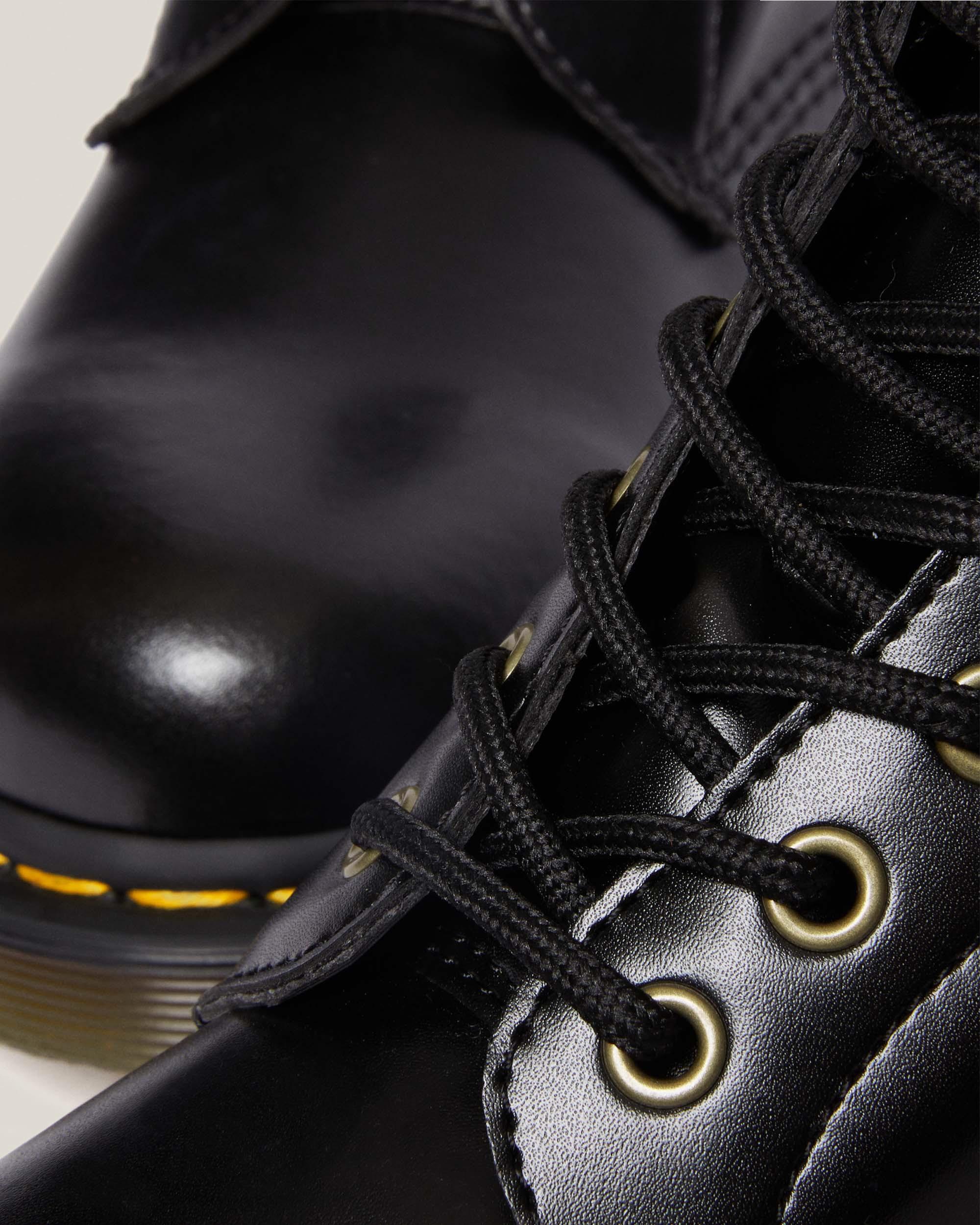 Vegan 1460 Faux Fur Lined Lace Up Boots