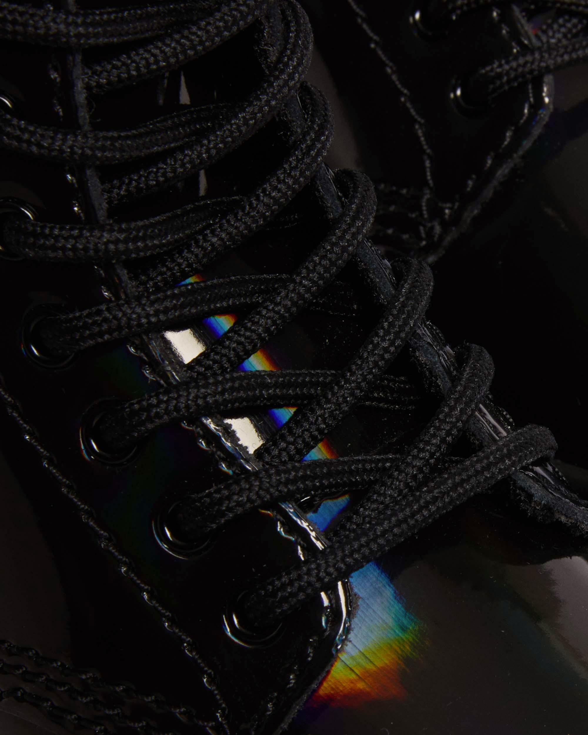 Toddler 1460 Rainbow Patent Leather Lace Up Boots