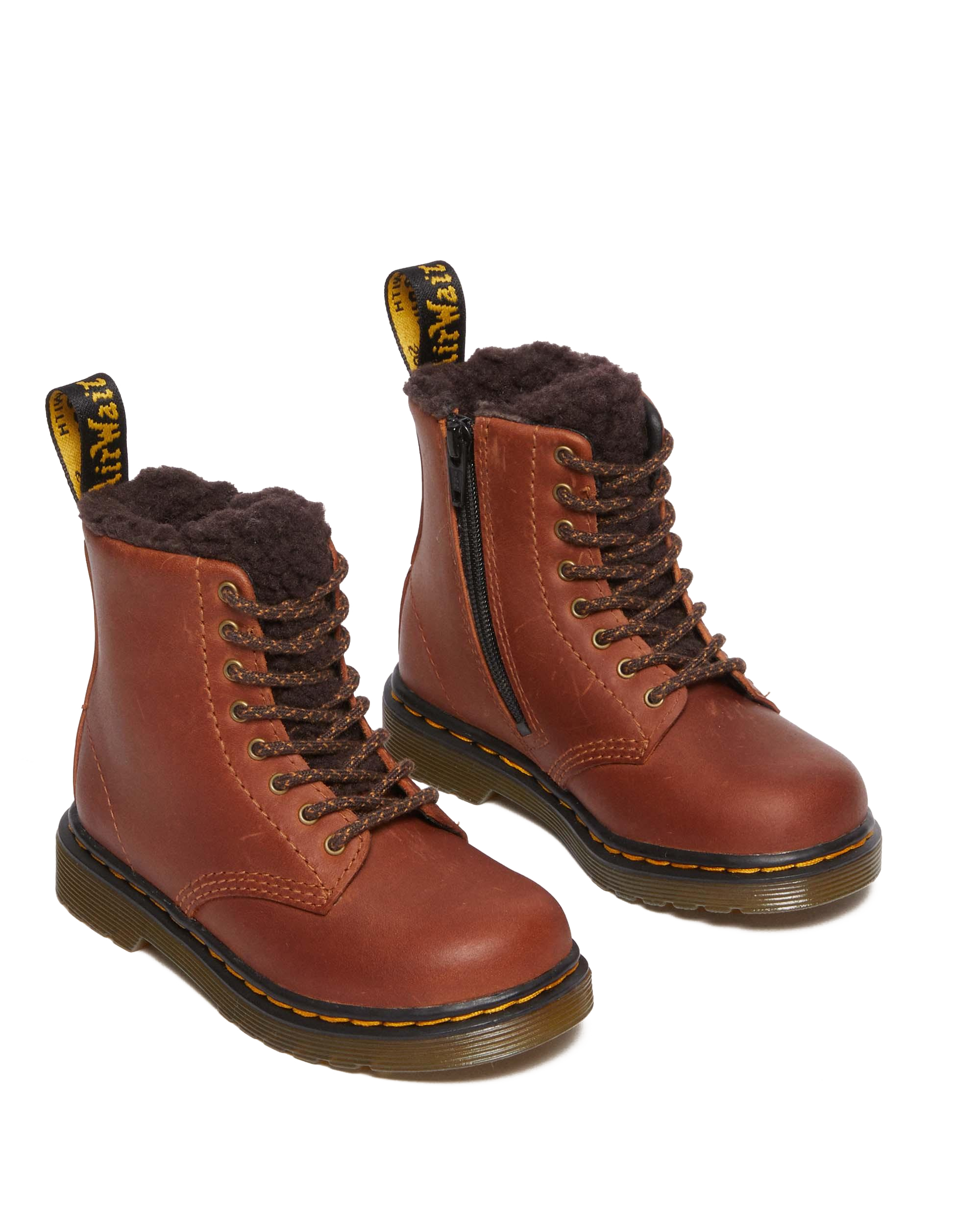 1460 Serena Toddler 8 Eye Republic WP Leather Lace Up Boots