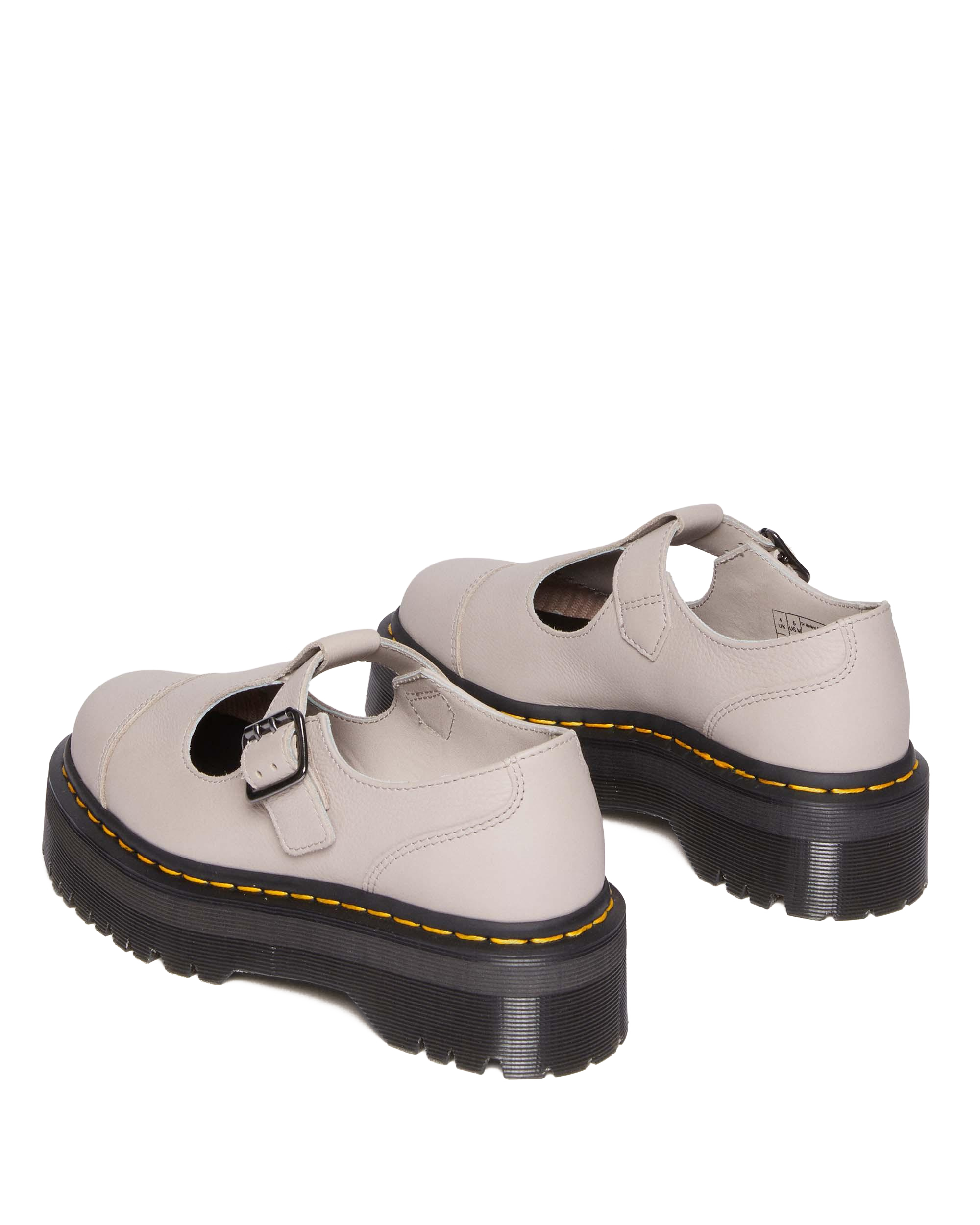 Bethan Pisa Leather Platform Mary Jane Shoes