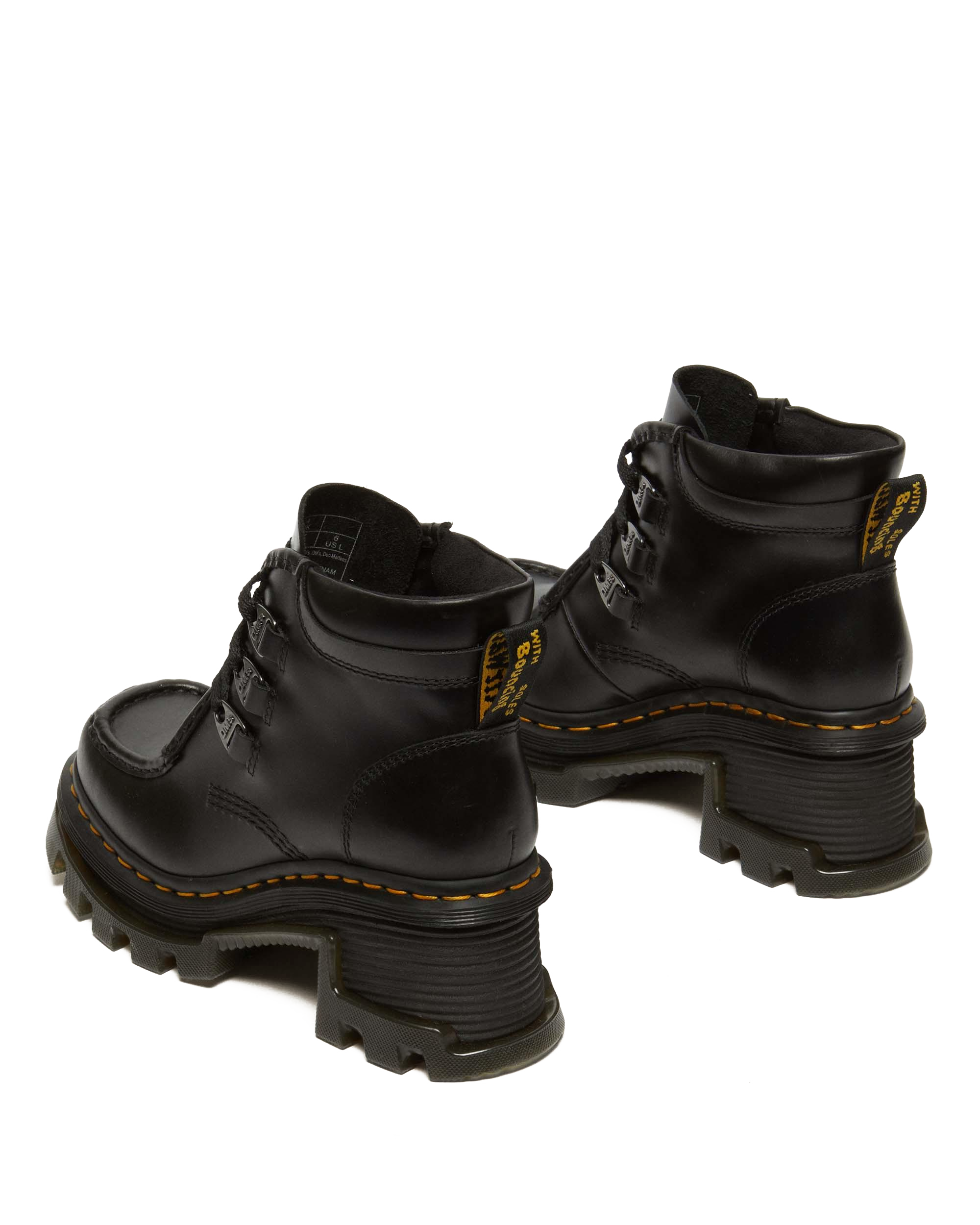 Corran 3-Eye Atlas Leather Heeled Boots