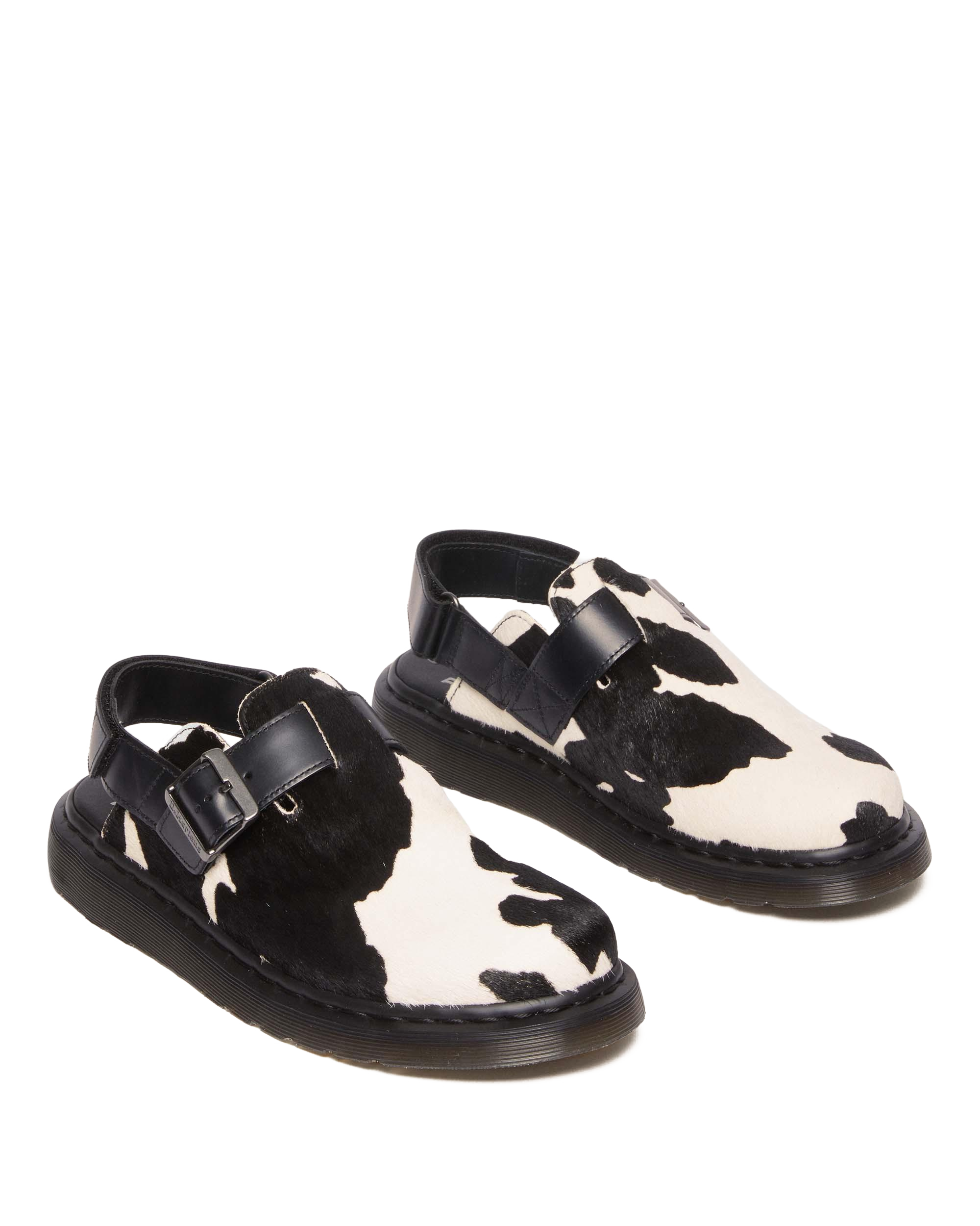 Jorge II Hair-on Animal Print Slingback Mules