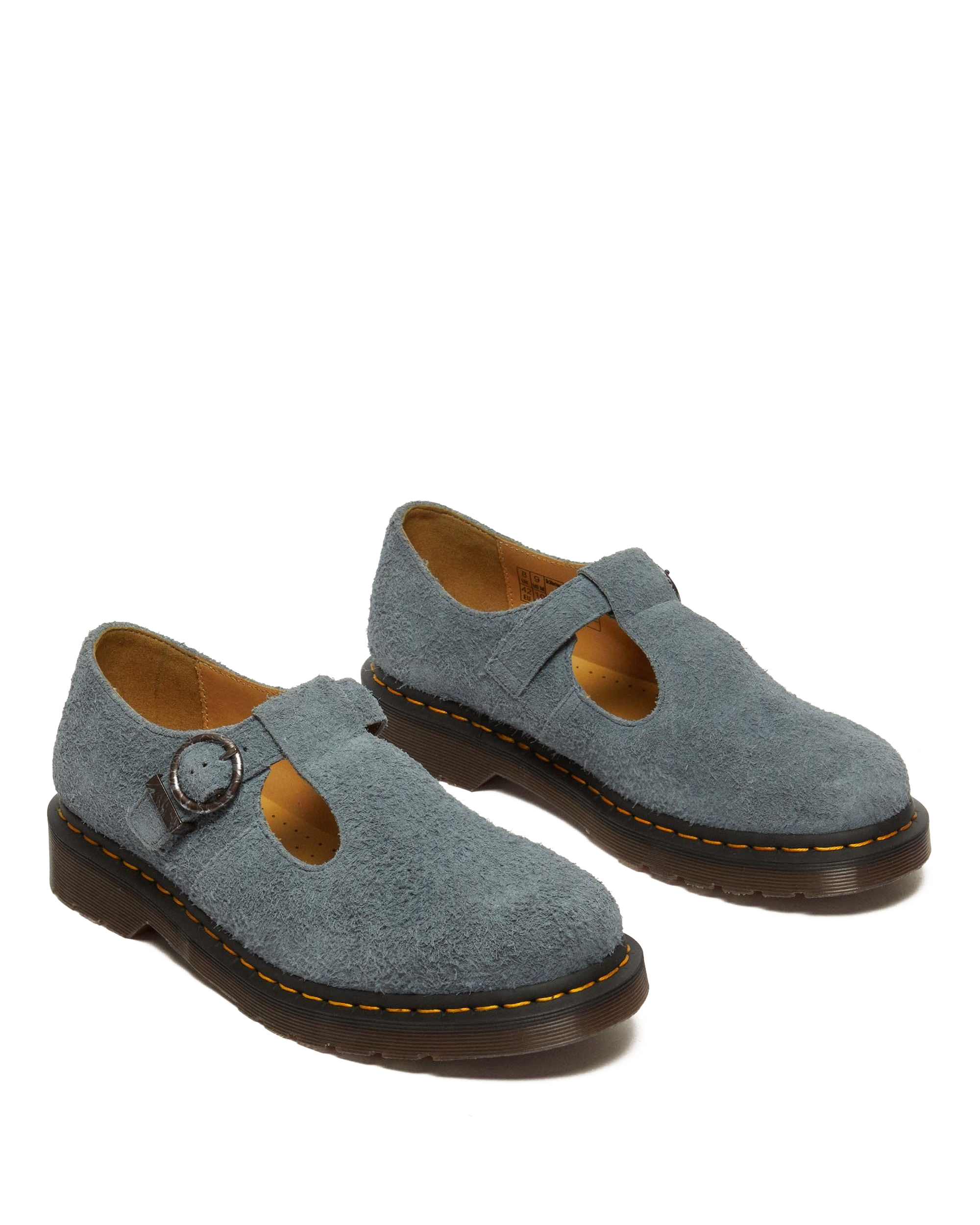 T-Bar Suede Mary Jane Shoes