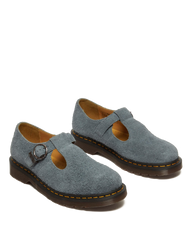 T-Bar Suede Mary Jane Shoes