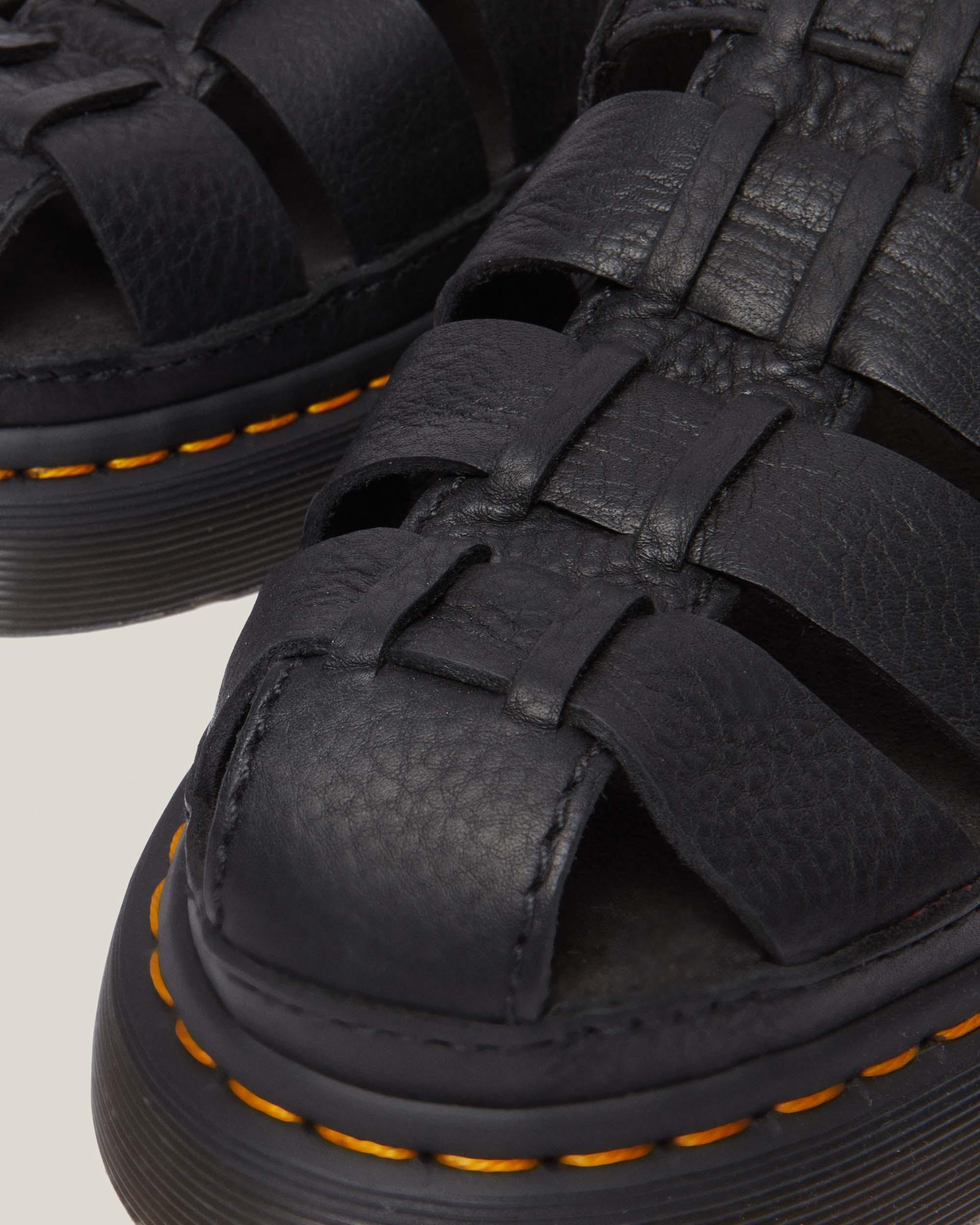 Wrenlie Grizzly Leather Fisherman Sandals