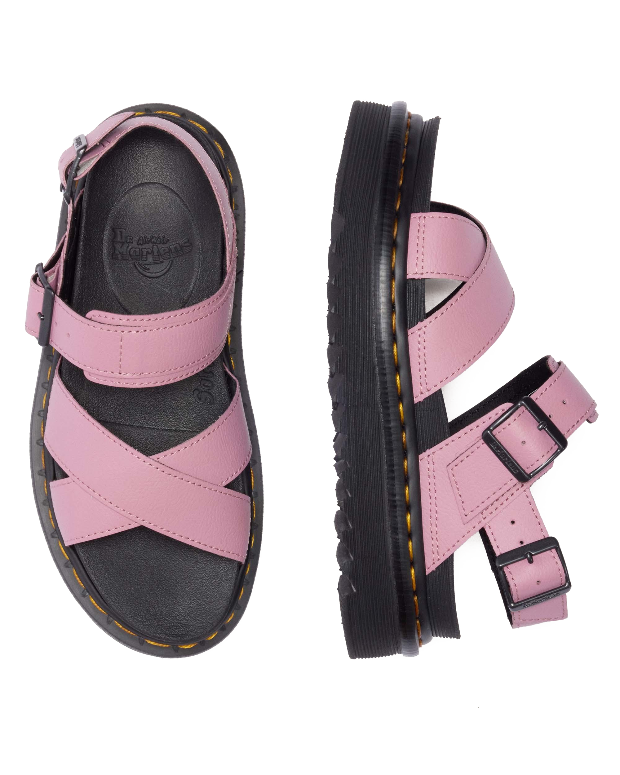 Voss II Athena Leather Strap Sandals
