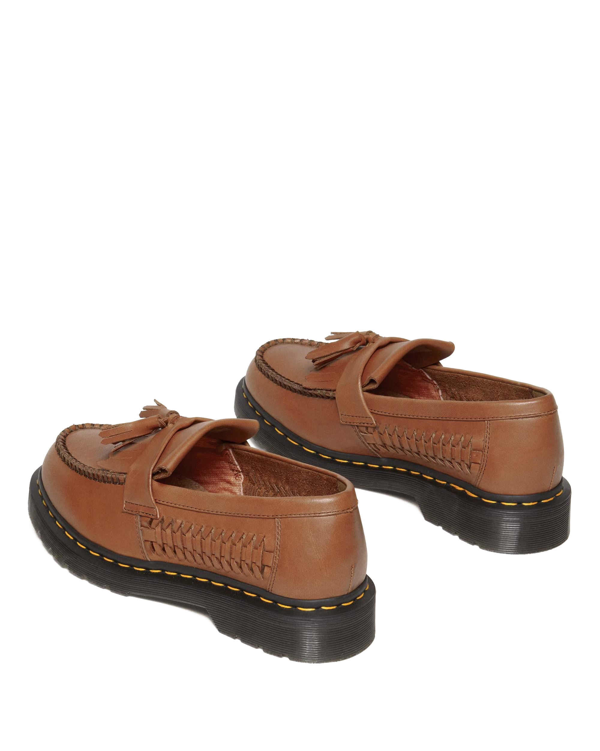 Adrian Woven Leather Tassel Loafers