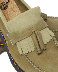 Adrian Tumbled Nubuck Leather Tassel Loafers