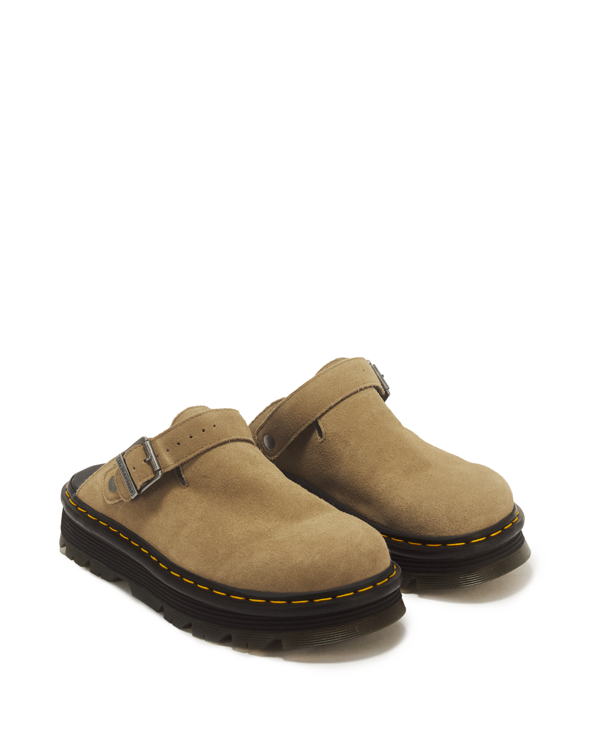 Zebzag Suede Casual Slingback Platform Mules