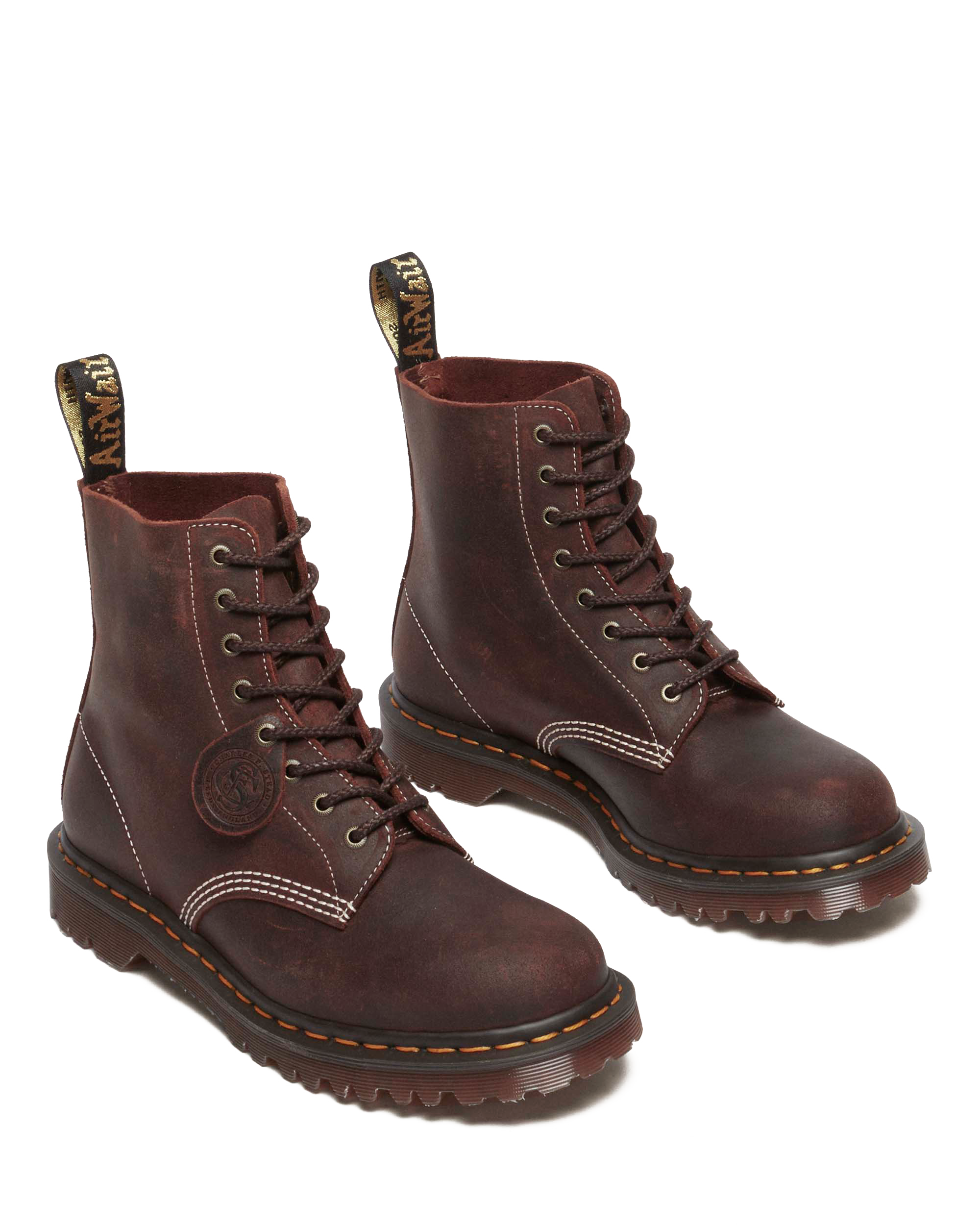 1460 Made in England Wax Commander Lace Up Boots