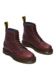 1460 Faux Fur Lined Grizzly Leather Lace Up Boots