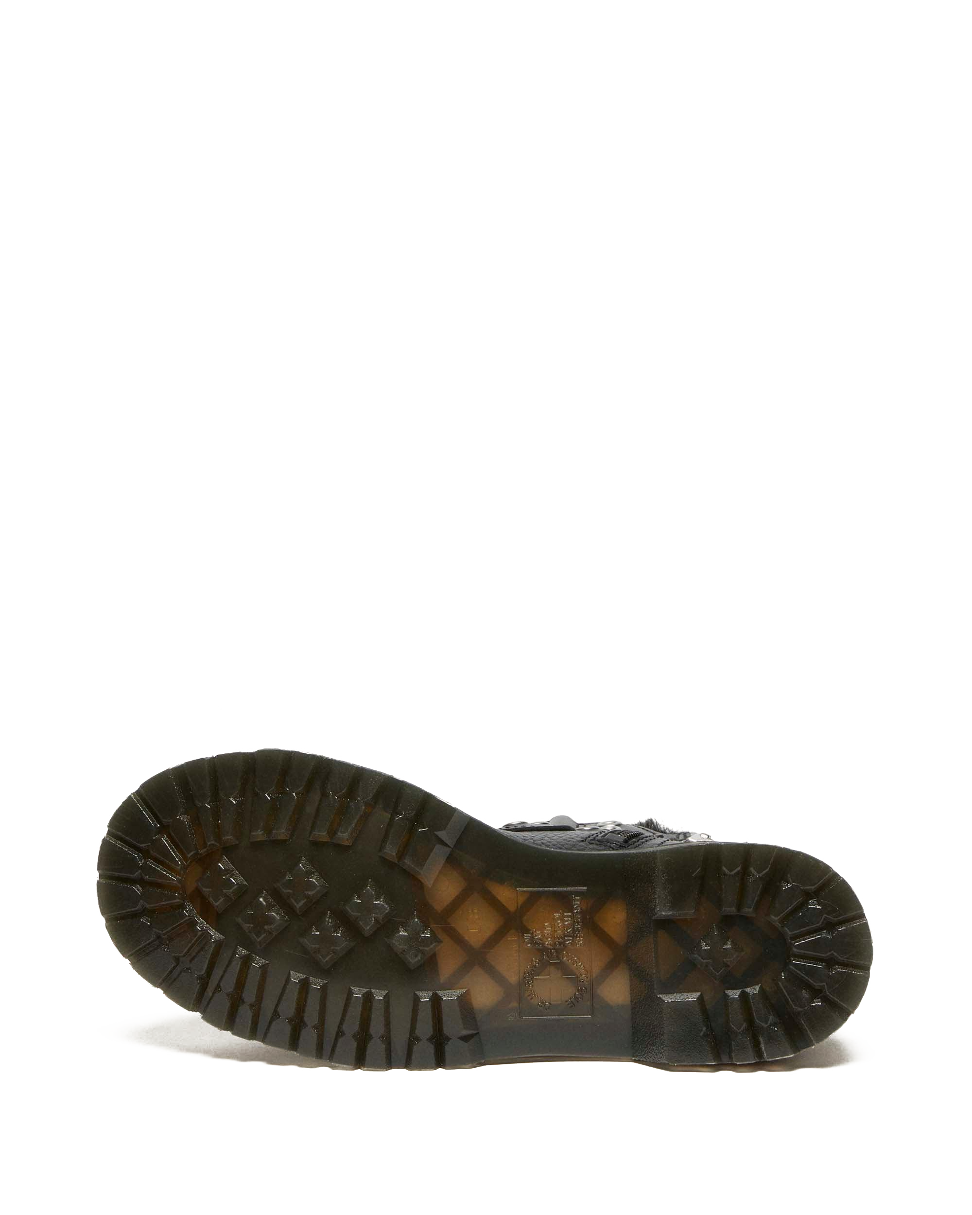 1460 Faux Fur Lined Leather Lace Up Boots
