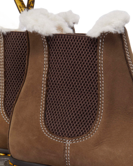 2976 Bex Faux Fur-Lined Platform Chelsea Boots