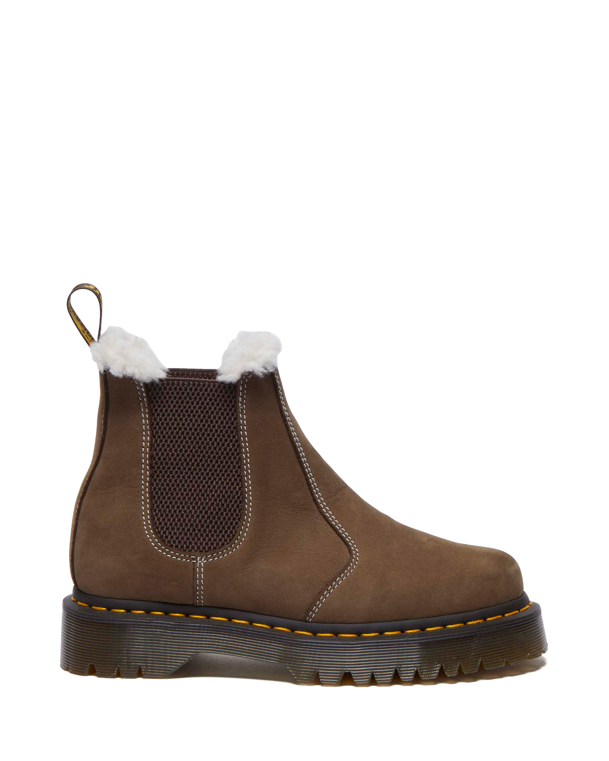 2976 Bex Faux Fur-Lined Platform Chelsea Boots