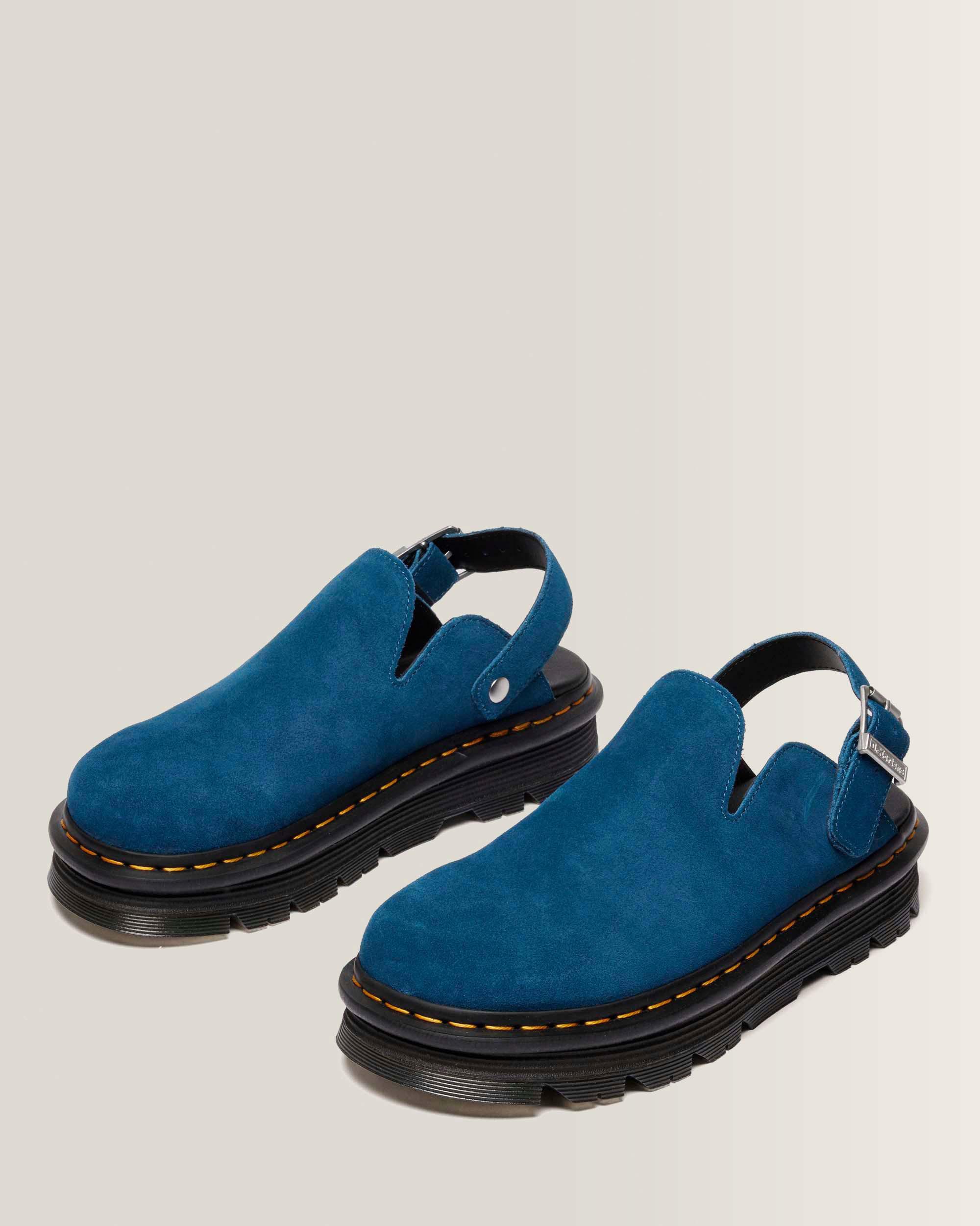 Zebzag Suede Casual Slingback Platform Mules