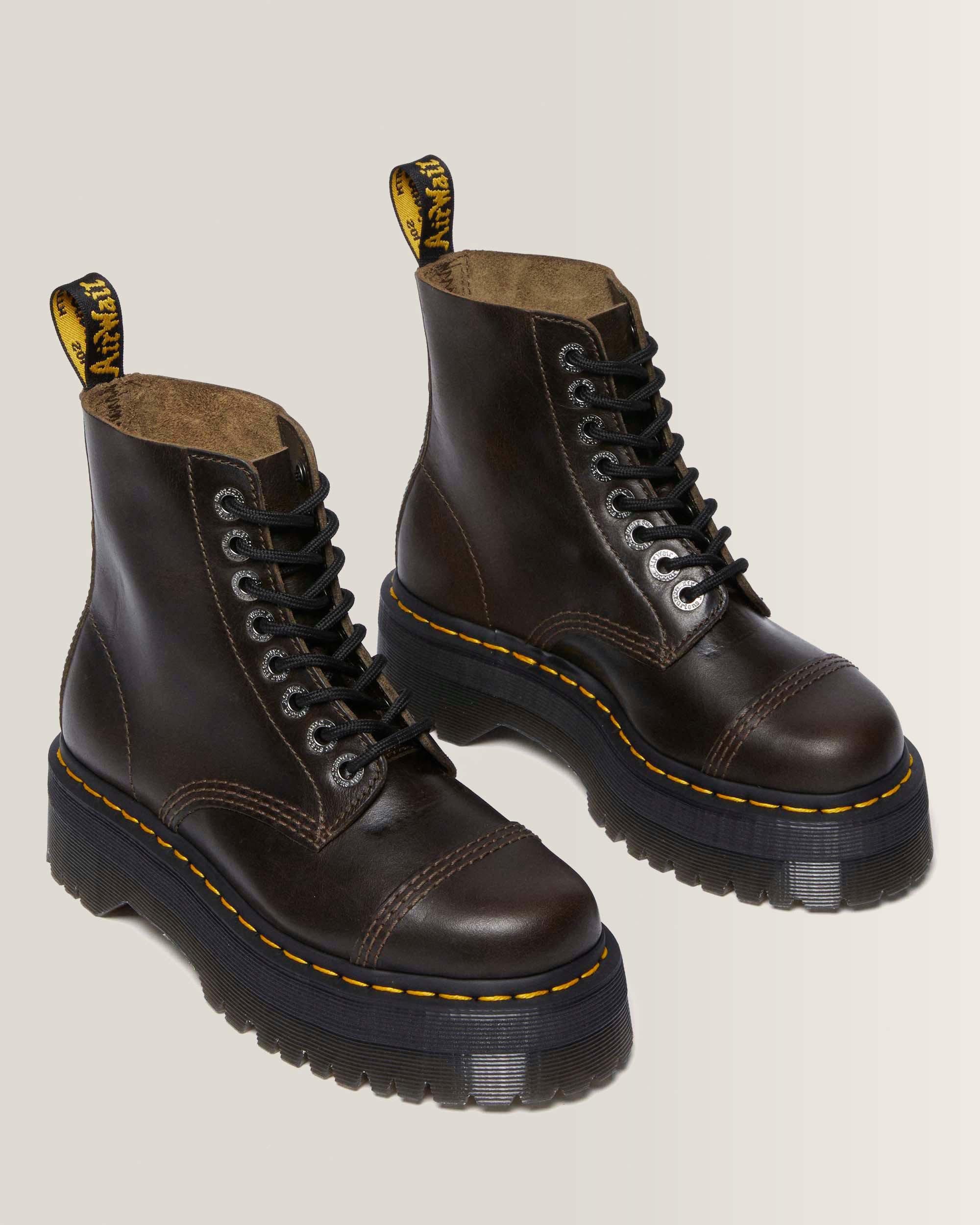 Sinclair Orleans Leather Platform Boots