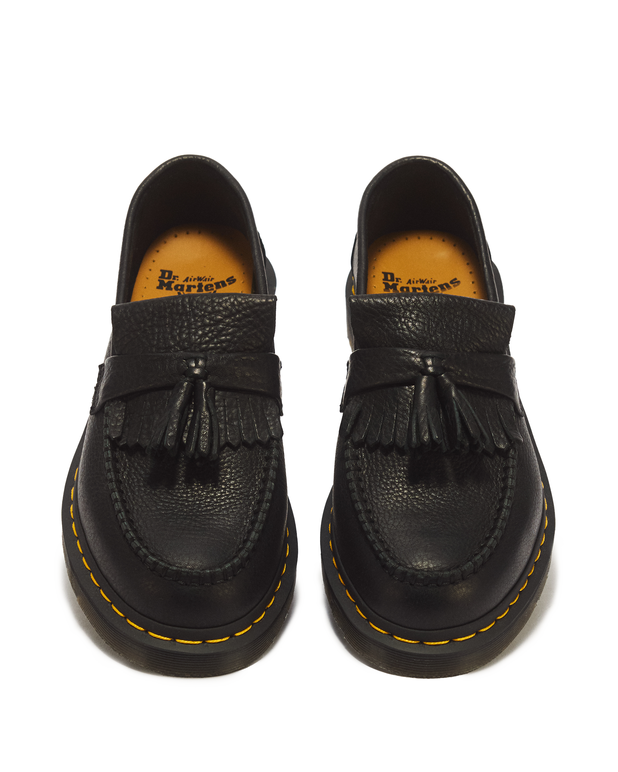 Adrian Yellow Stitch Ambassador Leather Loafers