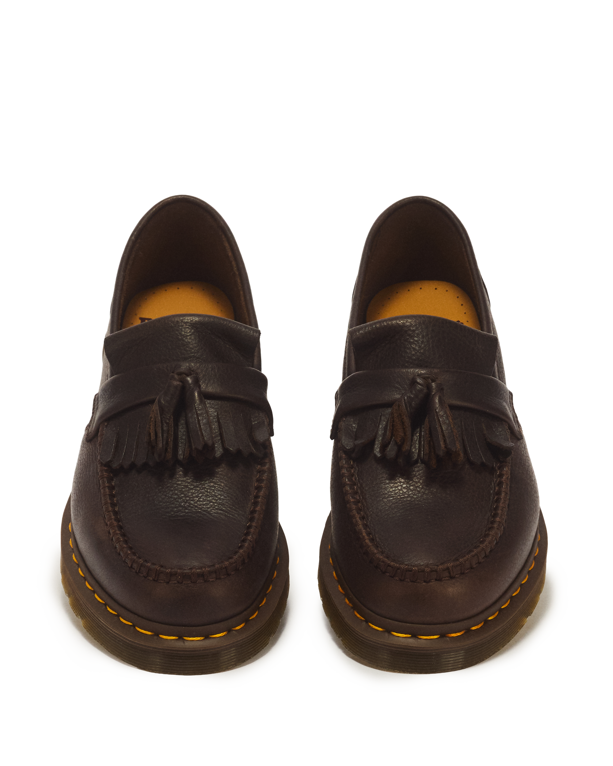 Adrian Yellow Stitch Ambassador Leather Loafers