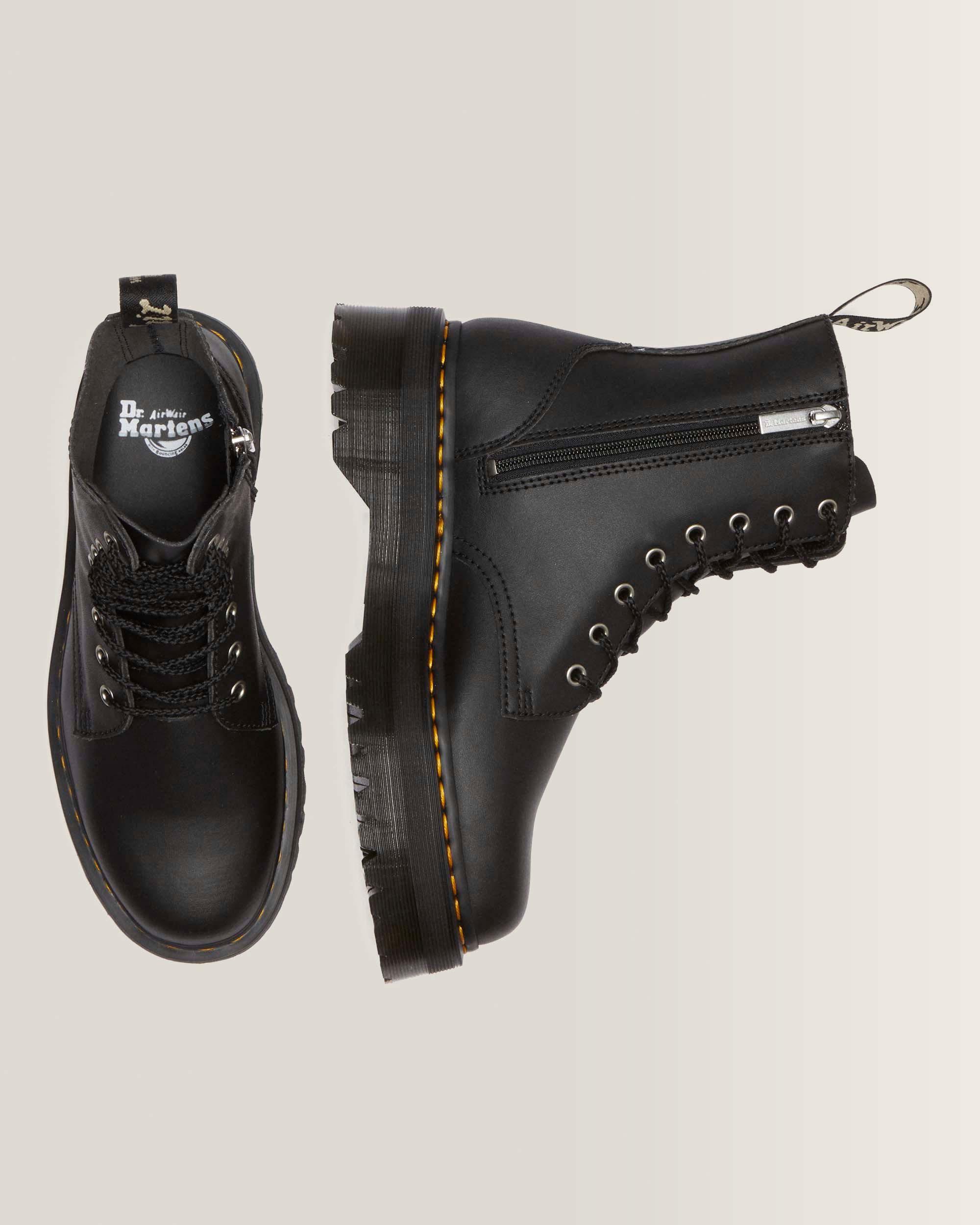 Jadon Boot Genix Nappa Reclaimed Leather Platforms