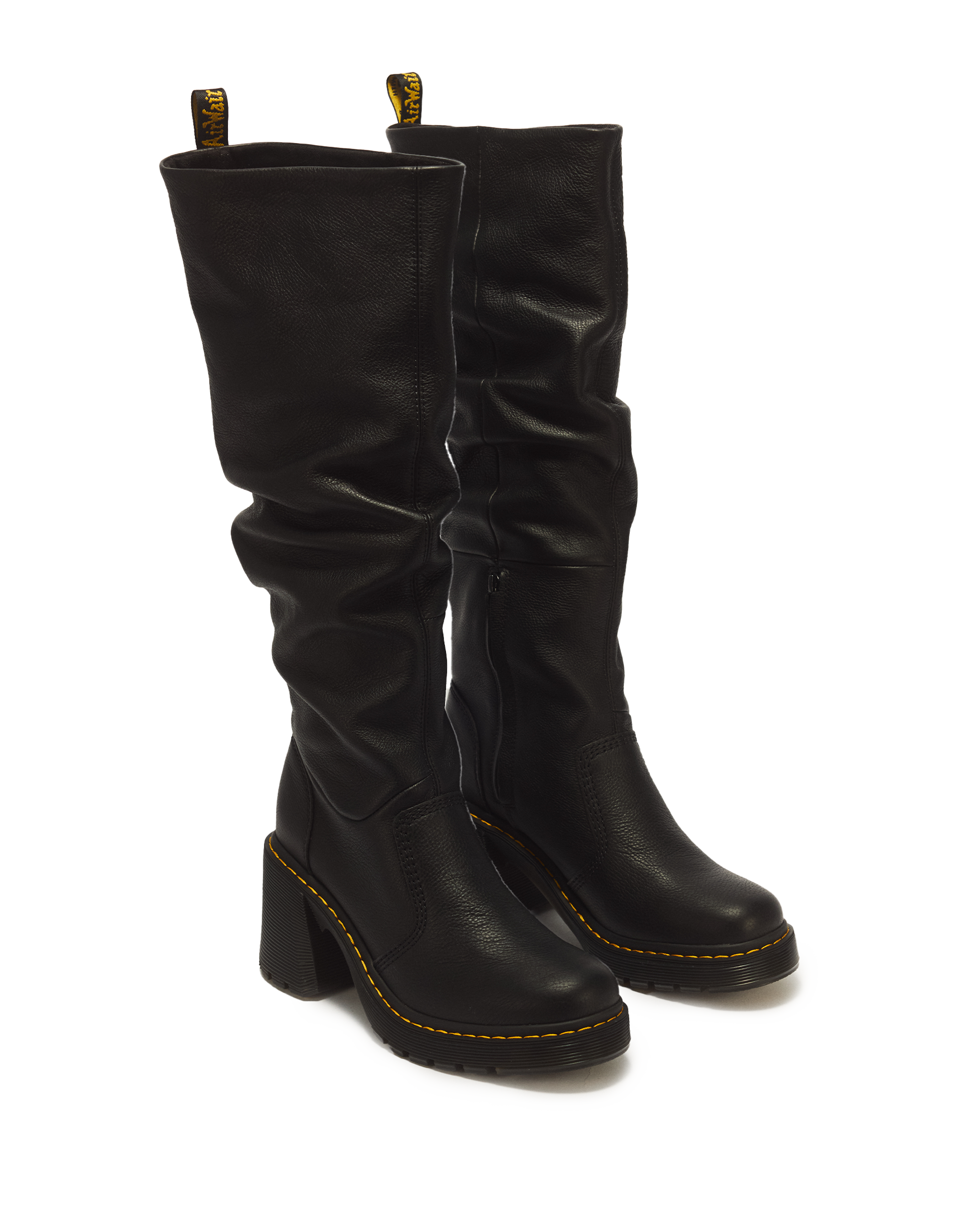 Kasey Virginia Leather Tall Heeled Boots