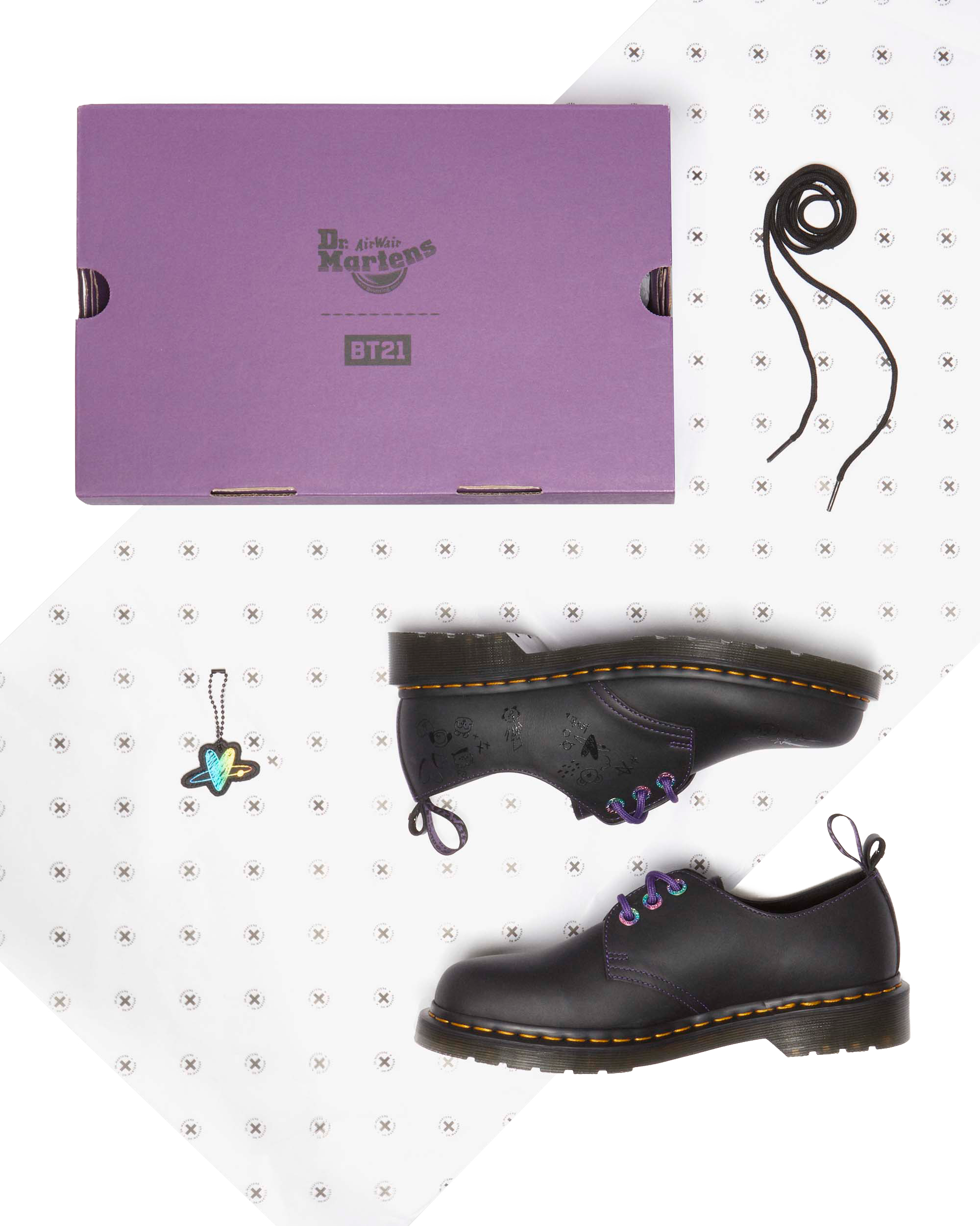 1461 BT21 Leather Oxford Shoes