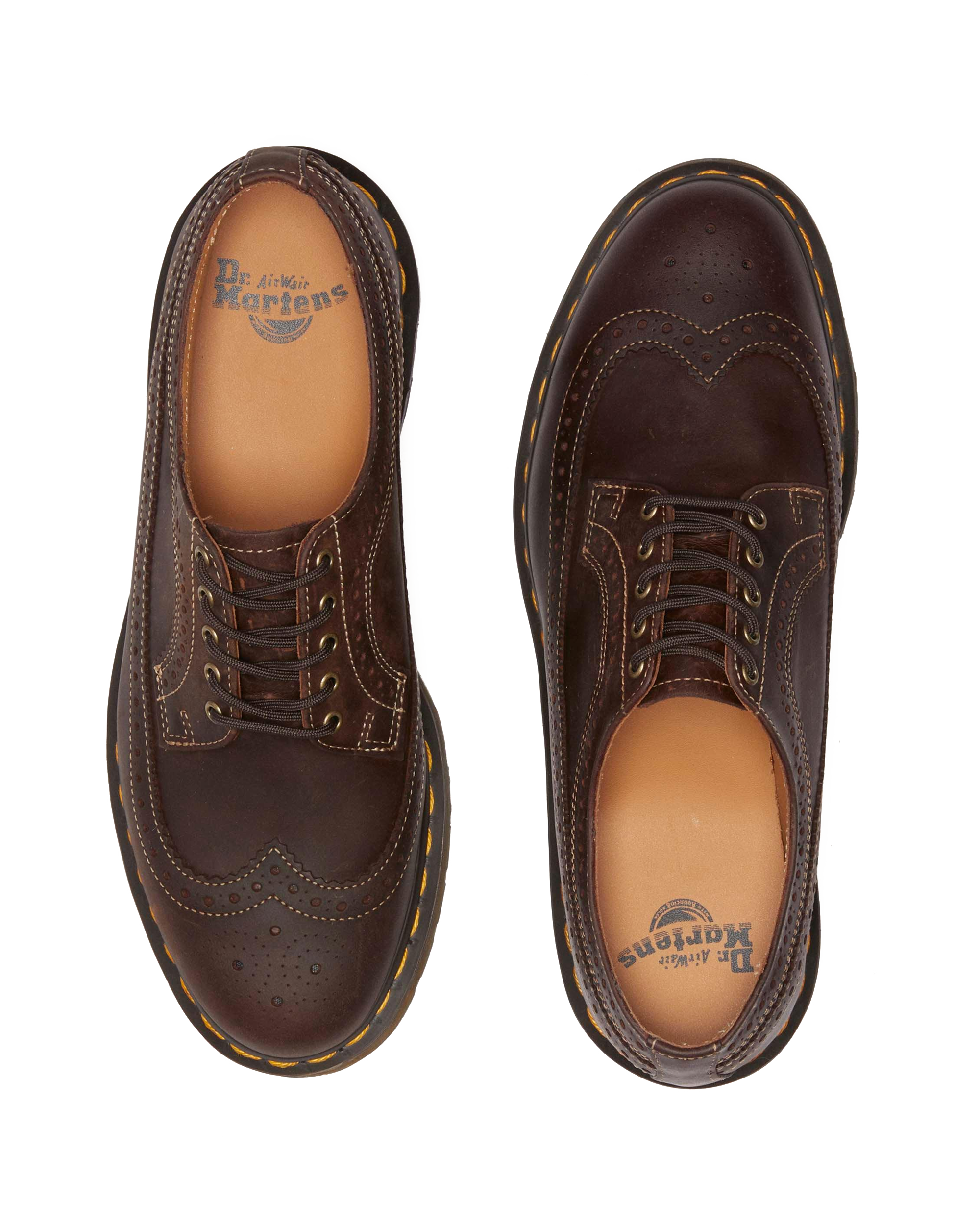 3989 Crazy Horse leather brogue shoes