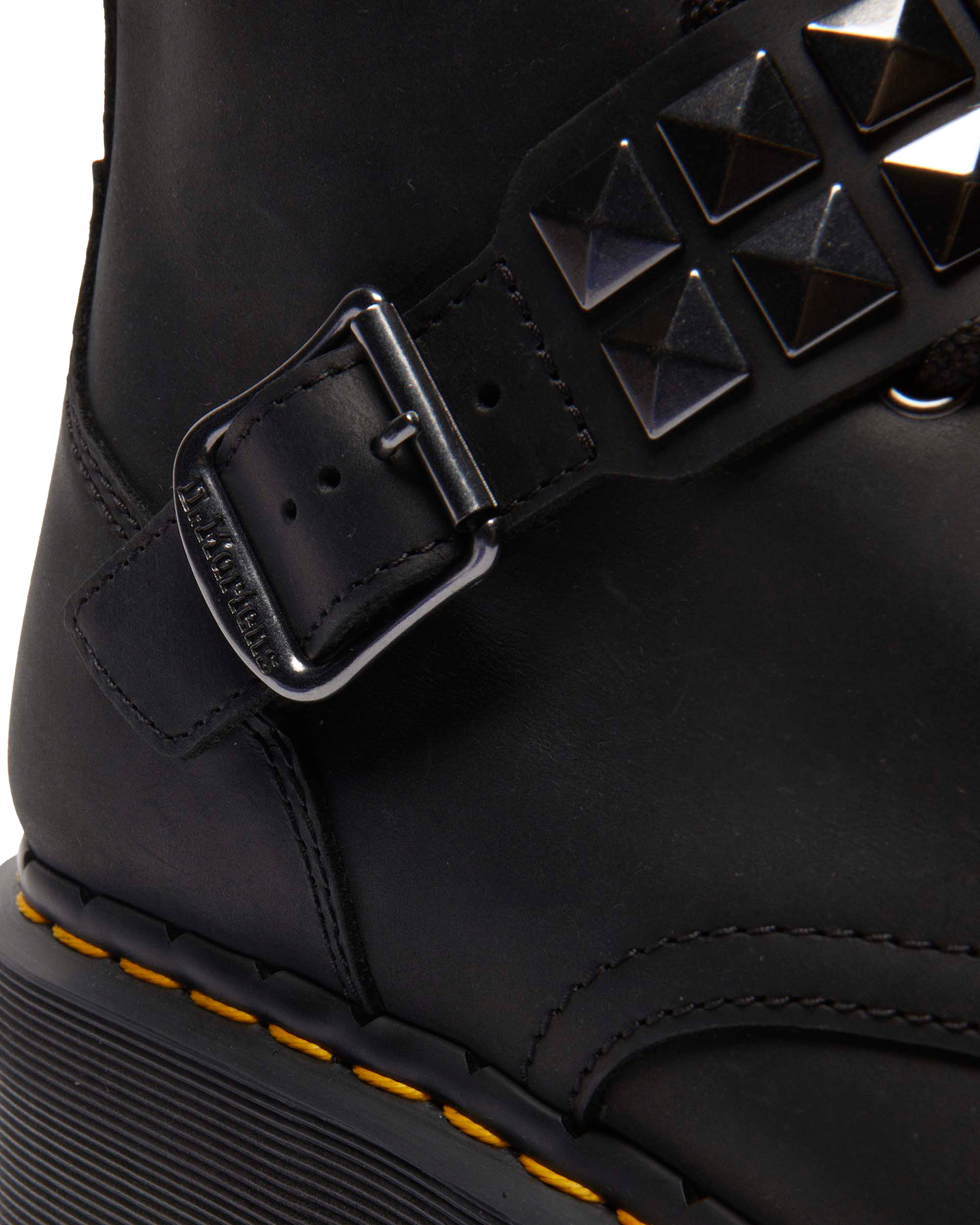 Jadon Spike leather platform boots