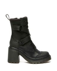 Chesney Tech Strap Eight Eye Heeled Boots