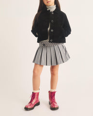 JUNIOR 1460 GLITTER PATENT LEATHER  BOOTS