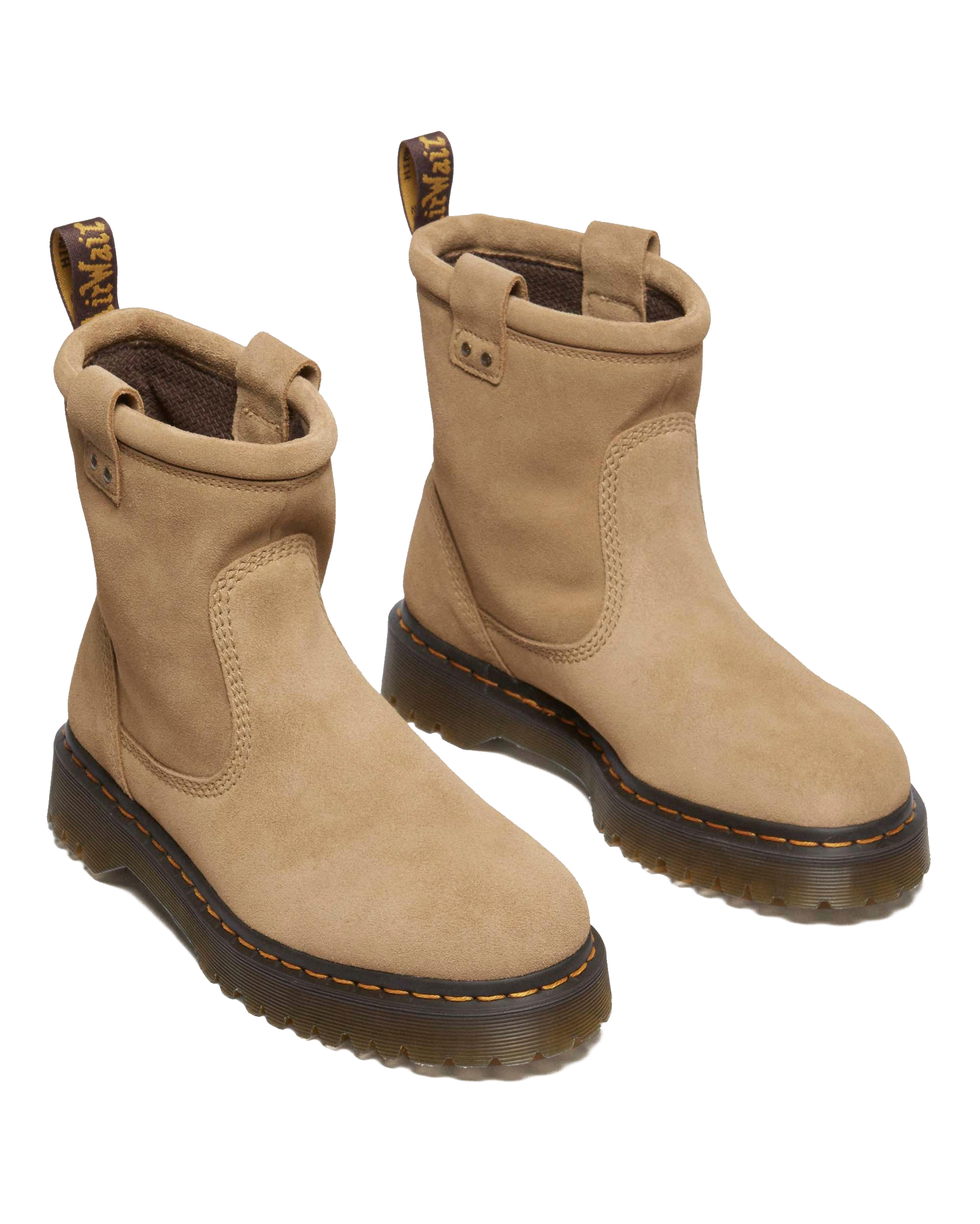 Anistone Lo suede biker boots