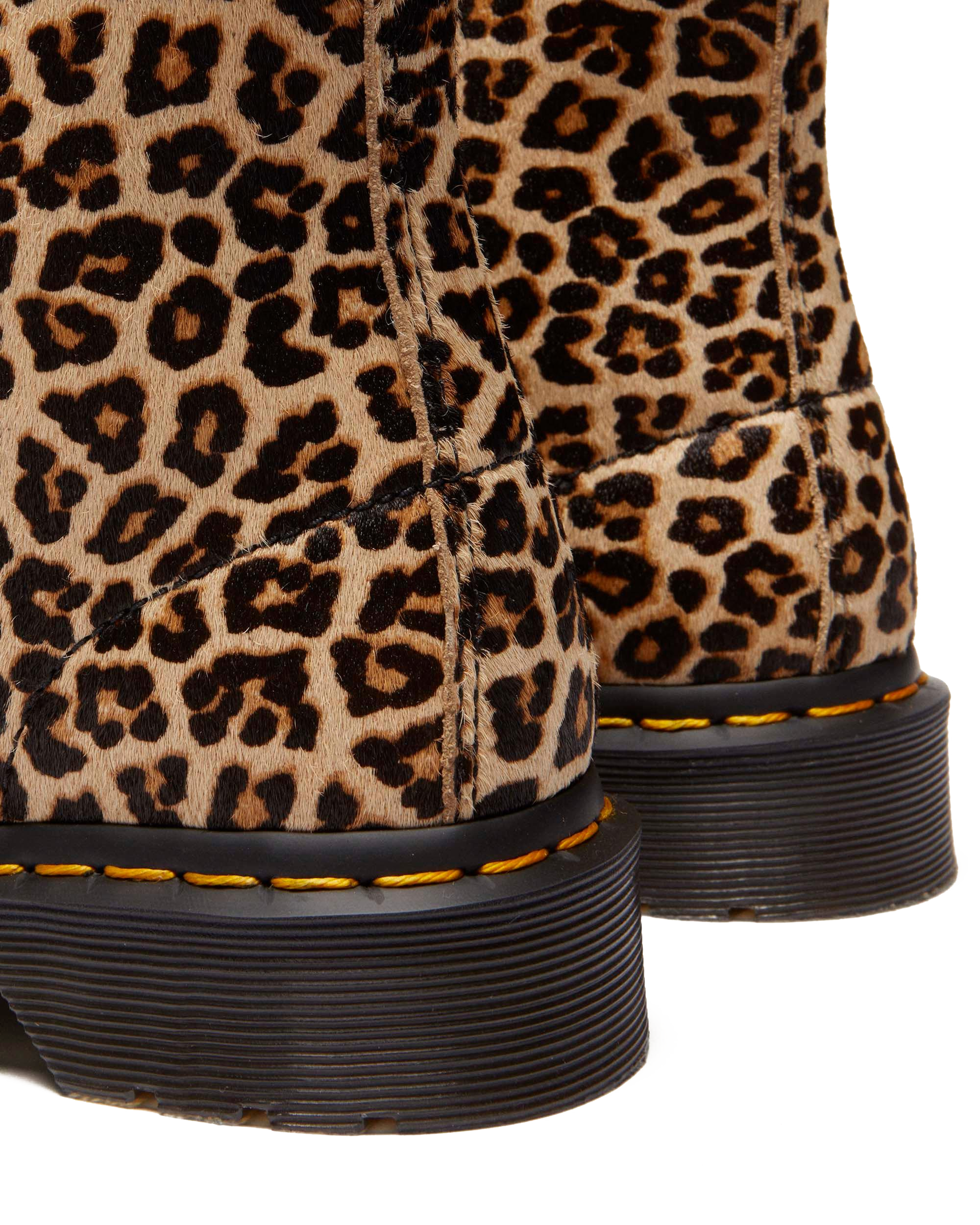 1460 leopard leather boots