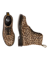 1460 leopard leather boots