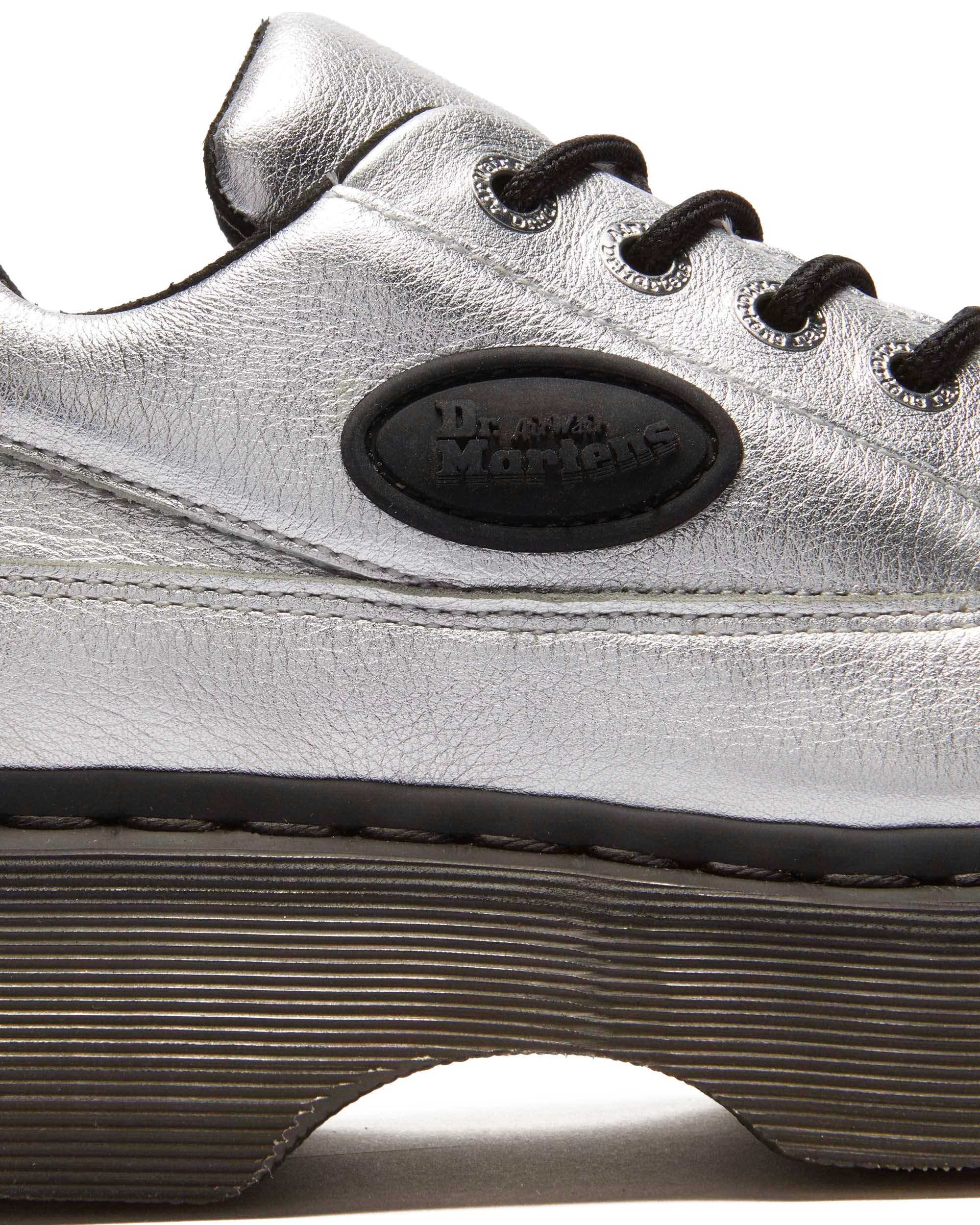 Buzz 5-eye metalic leather shoes