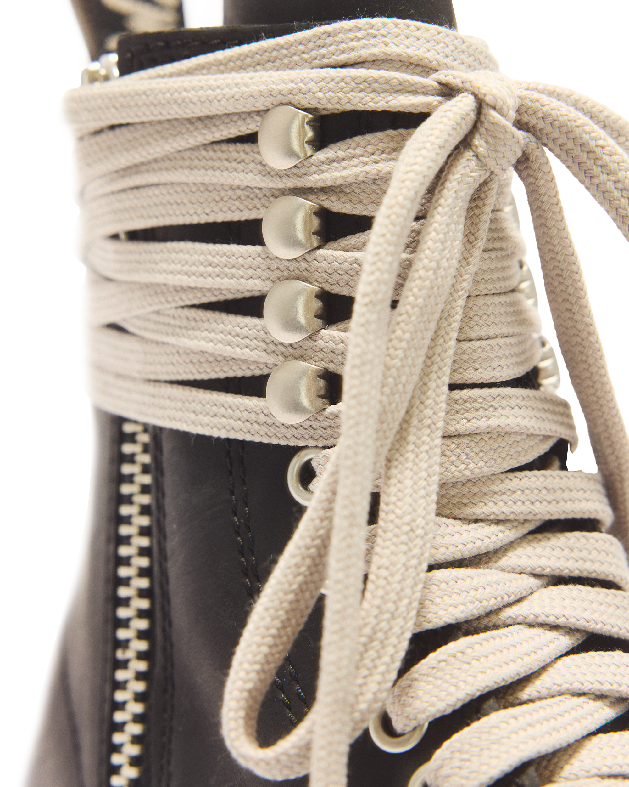 RICK OWENS STEEL TOE BOOTS