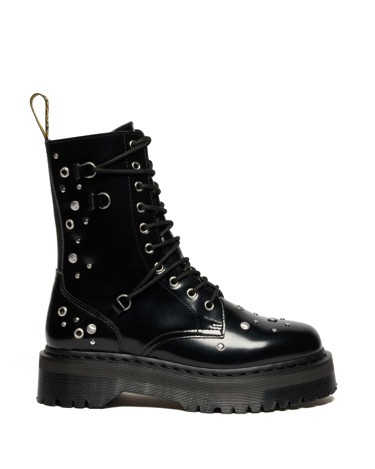 JADON HI STUDDED BUTTERO LEATHER PLATFORM BOOTS
