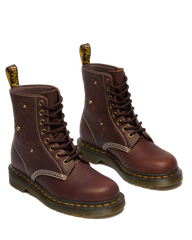 1460 Pascal Flower Grizzly Leather Boots