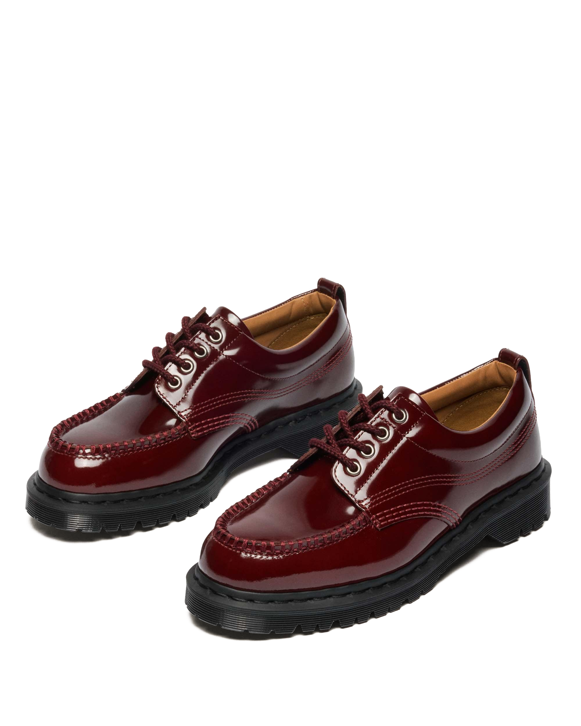 Lowell Lacquered Moc Toe Shoes