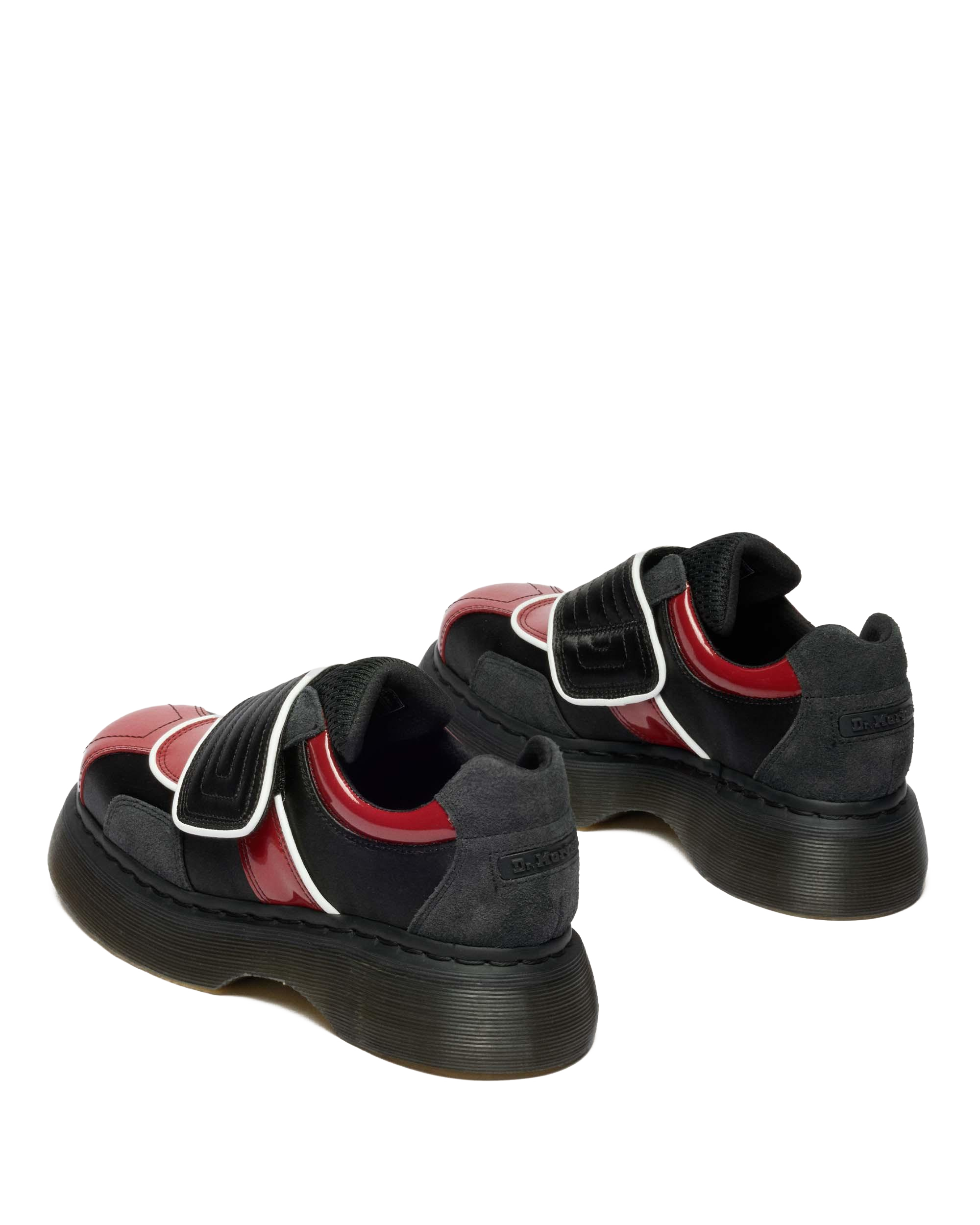 Buzz Strap Mixed Material Shoes