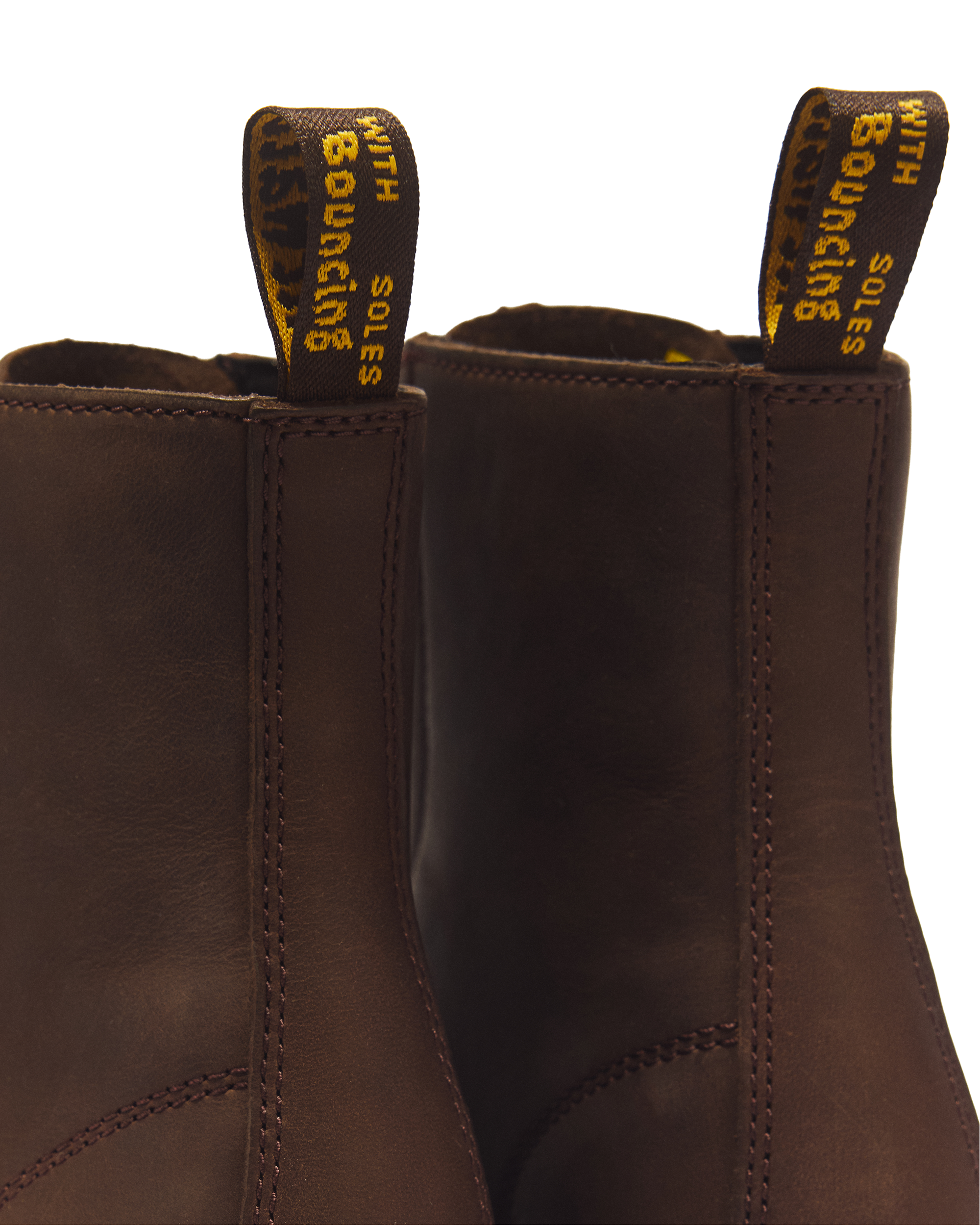 Zebzag Laceless Slip On Leather Boots