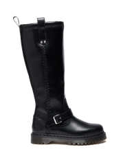 Anistone Knee High Orleans Leather Biker Boots