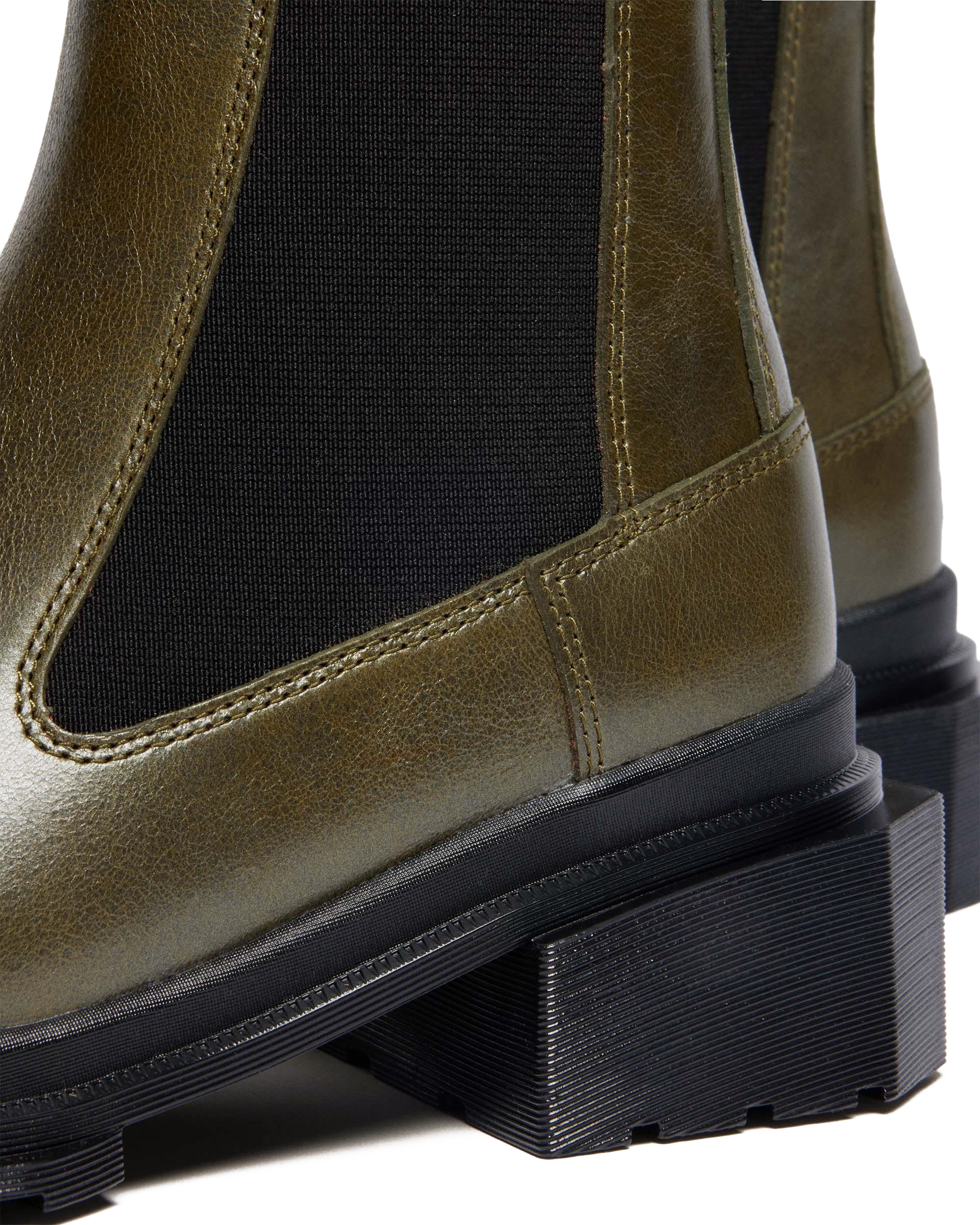 MAYBOLE CHELSEA SQUARE TOE LEATHER BOOTS