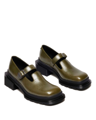 MAYBOLE MARY JANE SQUARE TOE LEATHER SHOES