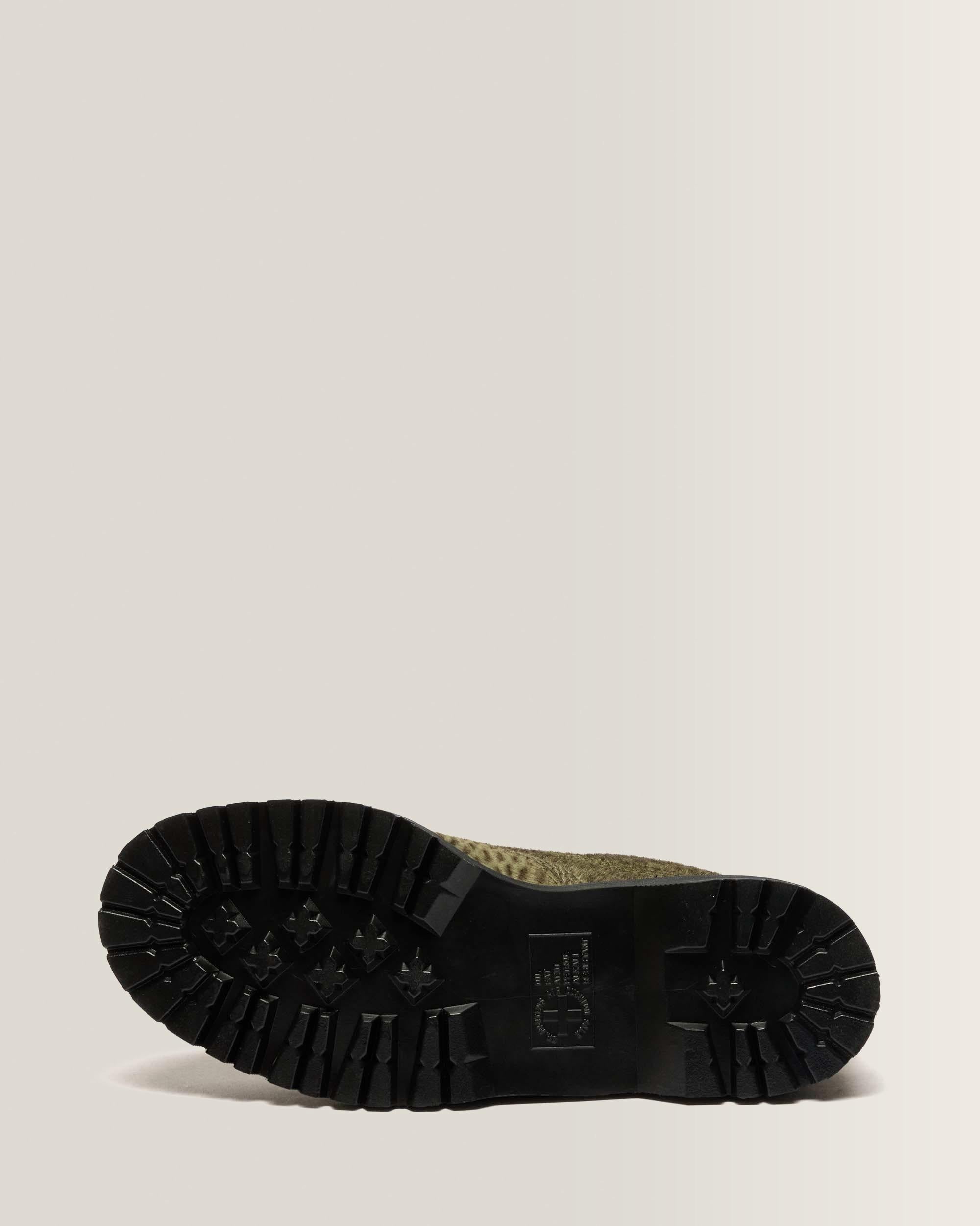 Lowell Hair On Leather Moc Toe Shoes