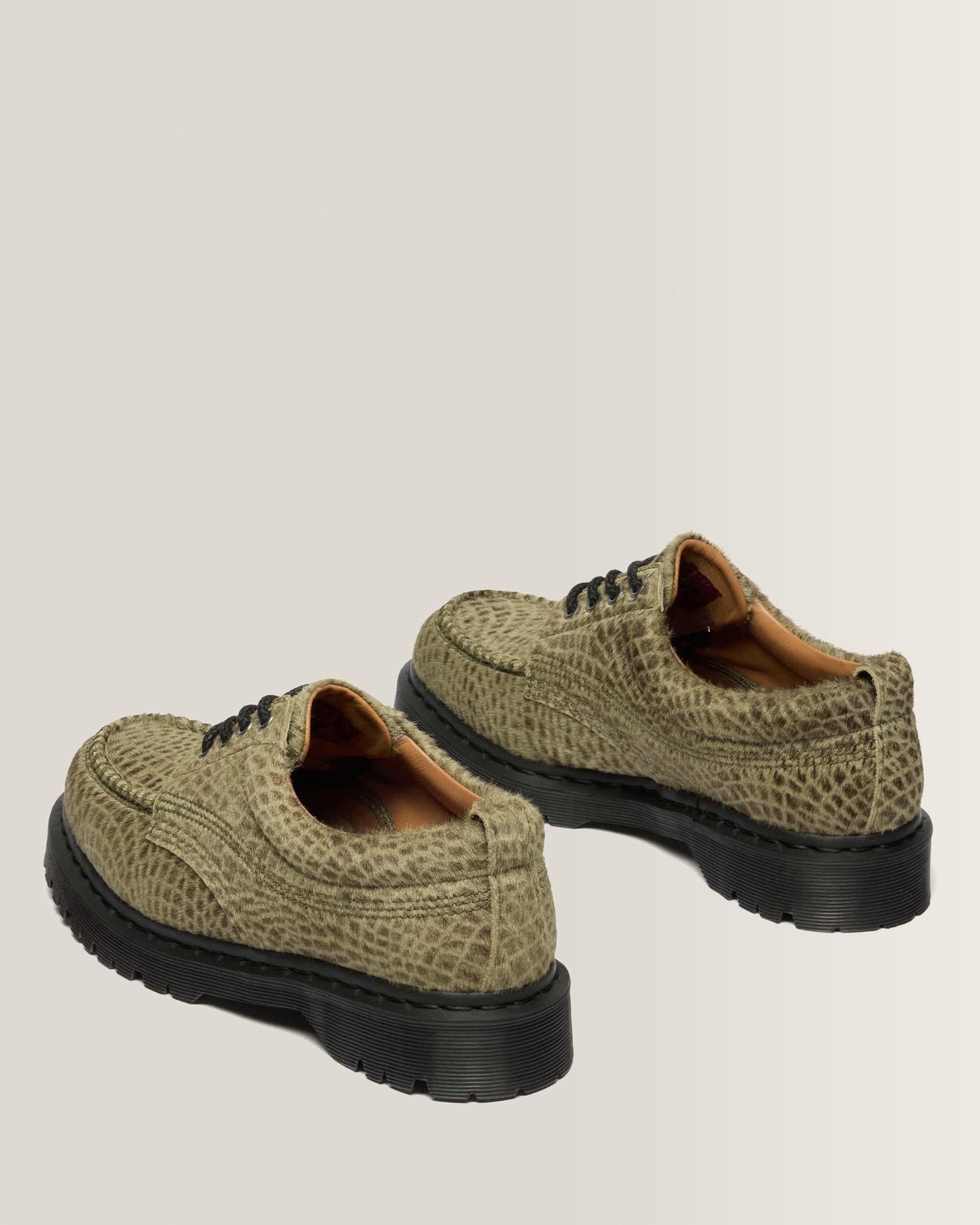 Lowell Hair On Leather Moc Toe Shoes