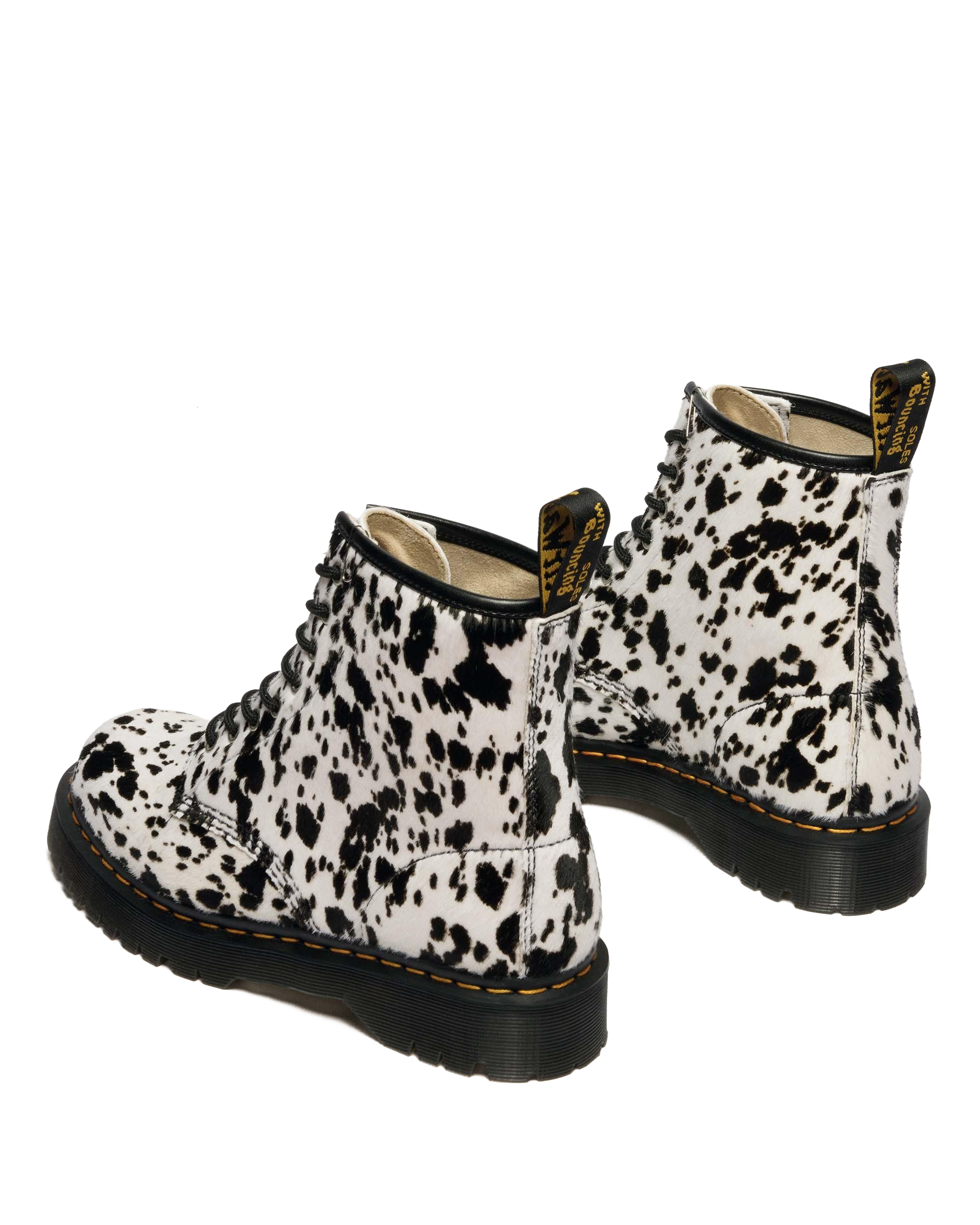 1460 Bex Dalmatian Hair On Leather Boots