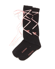 Long Lace Up Socks