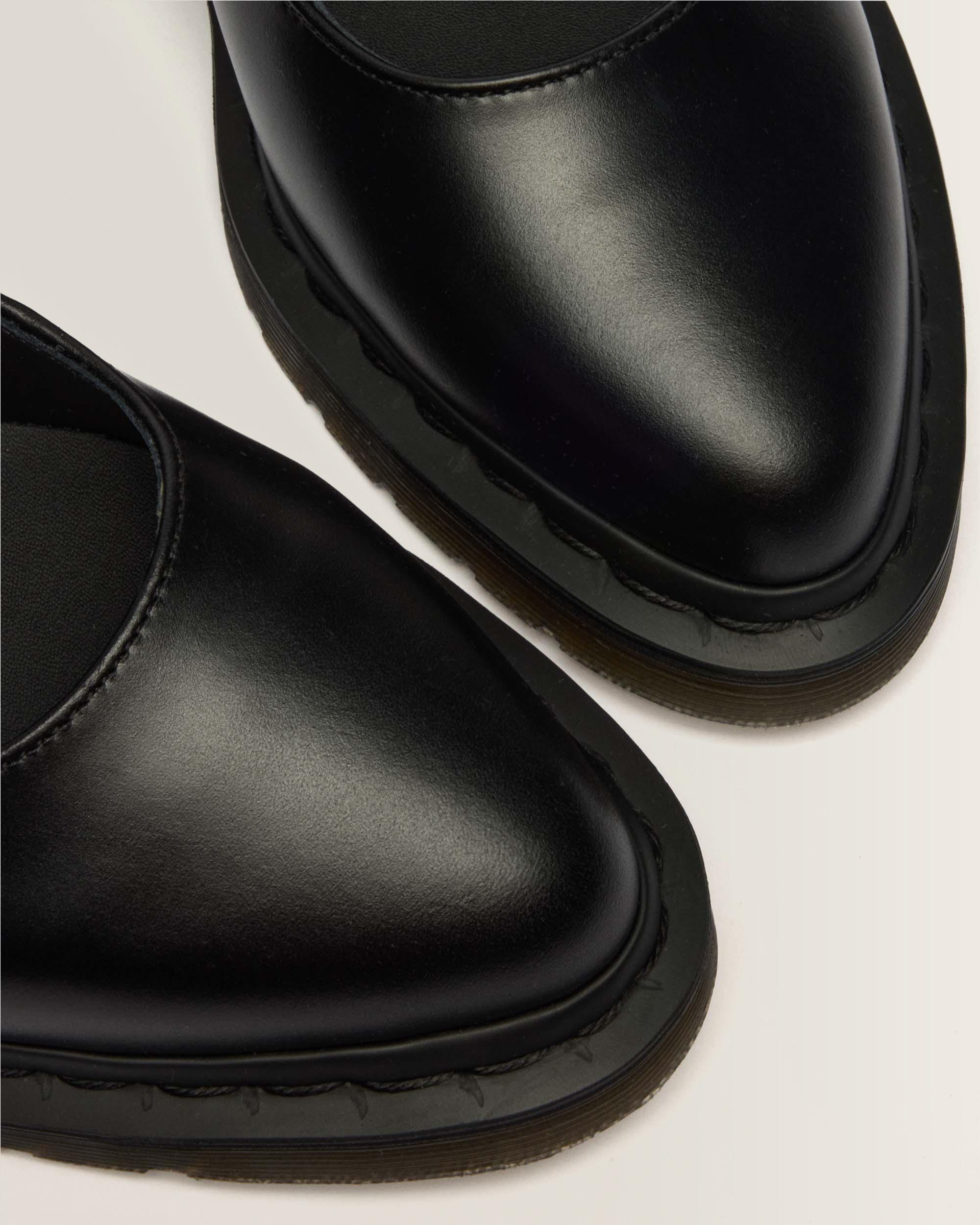 Elphie Mary Jane Buckle Atlas Leather Shoes